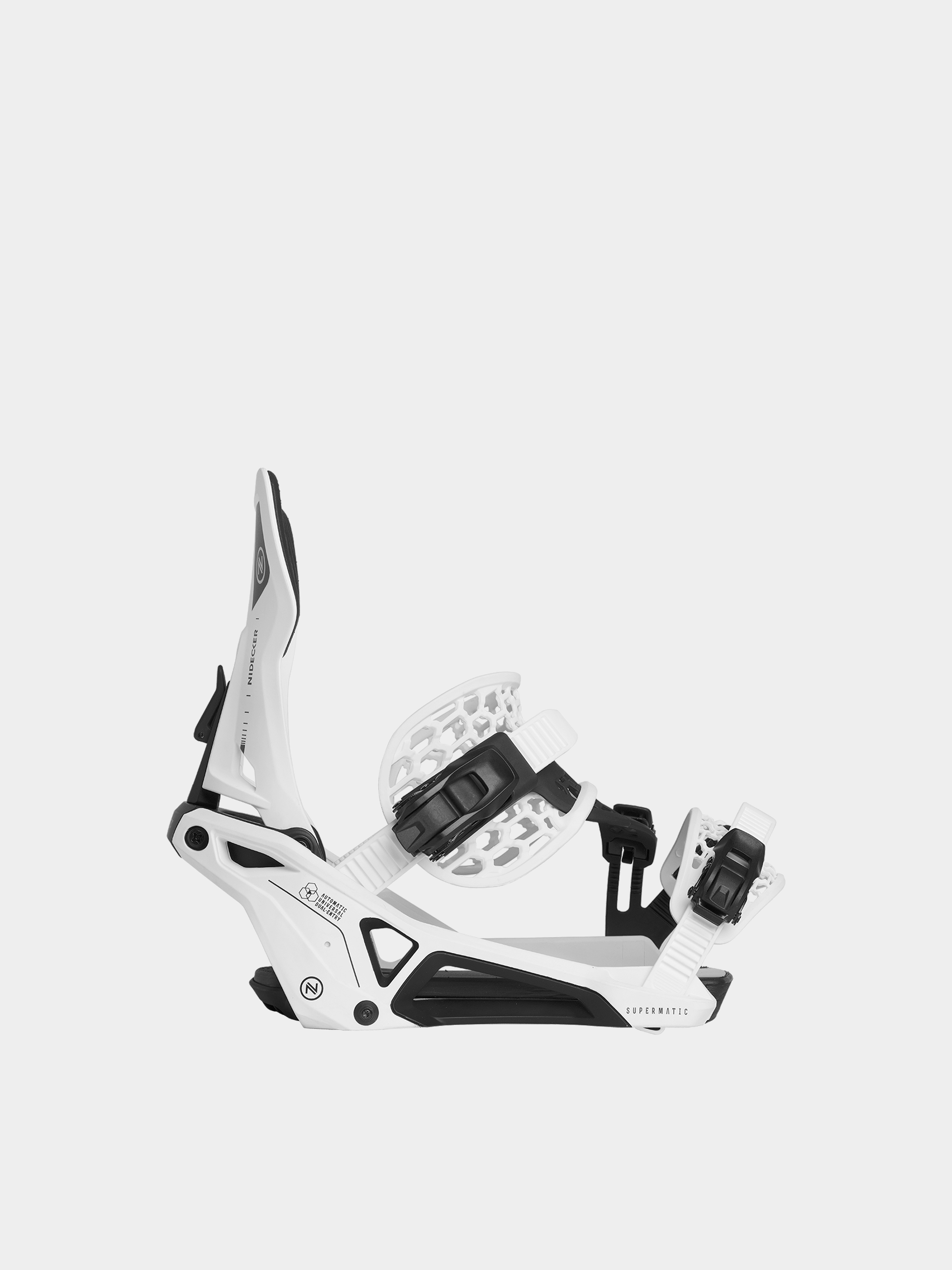 Nidecker Snowboard Bindung Supermatic (white)