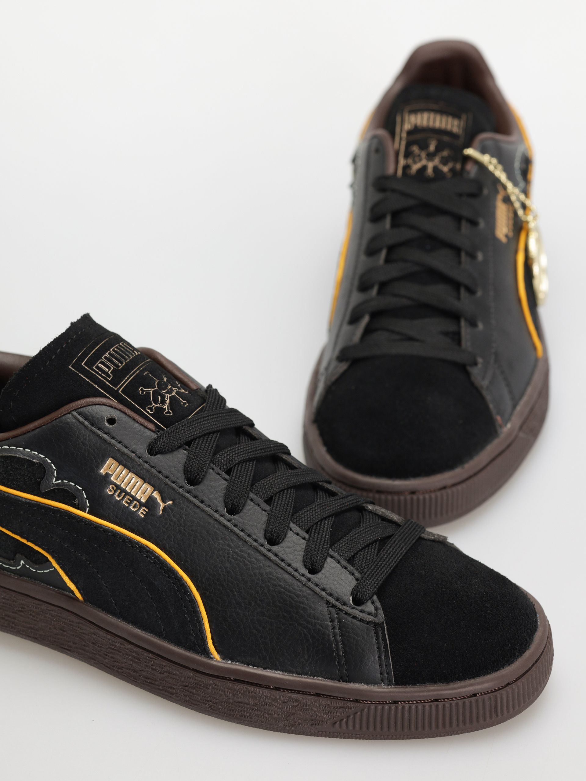 Puma Shoes X One Piece Suede 4 black puma black dark chocol