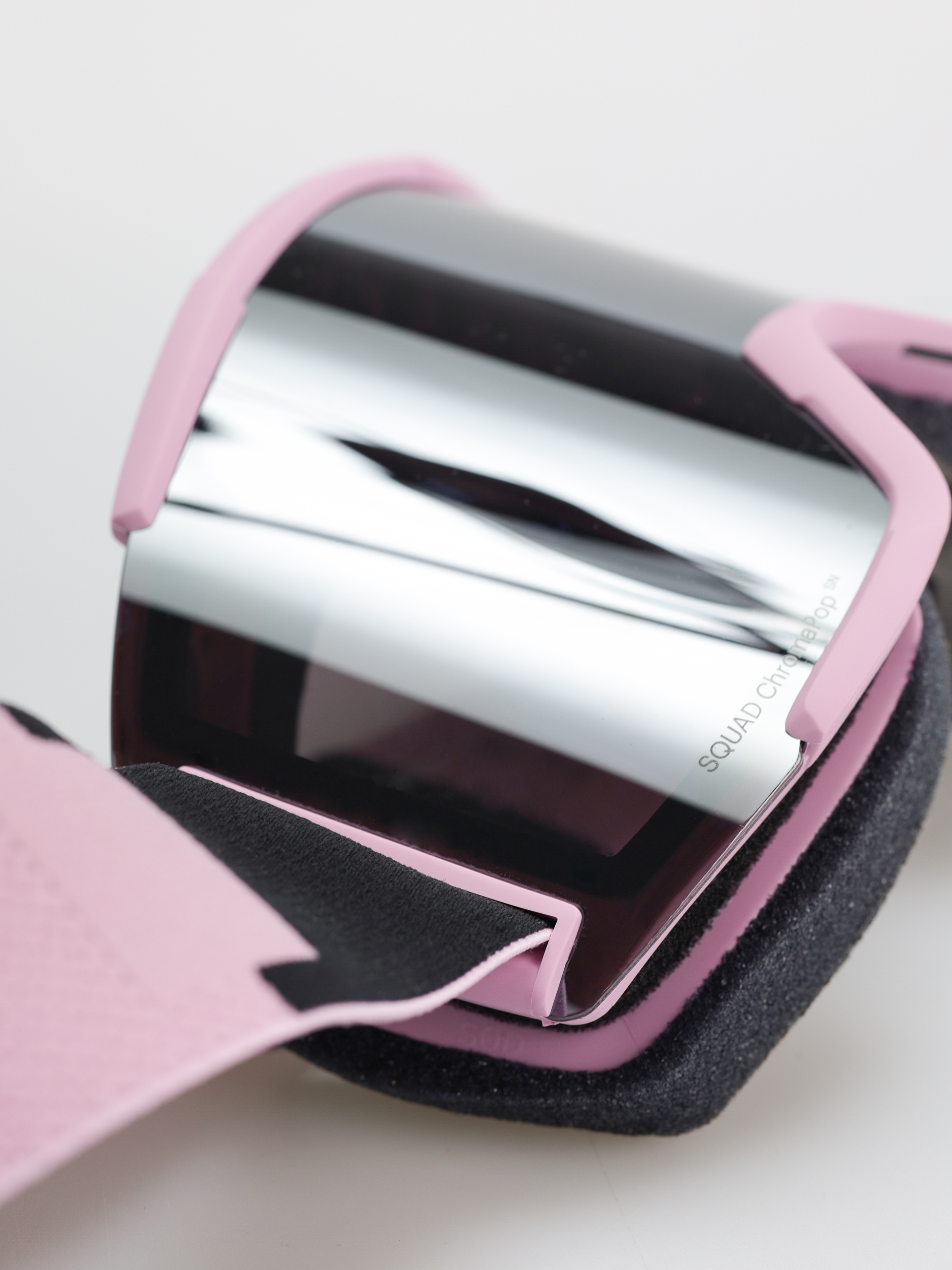 Smith Goggles Squad (proper pink/chromapop sun platinum mirror)