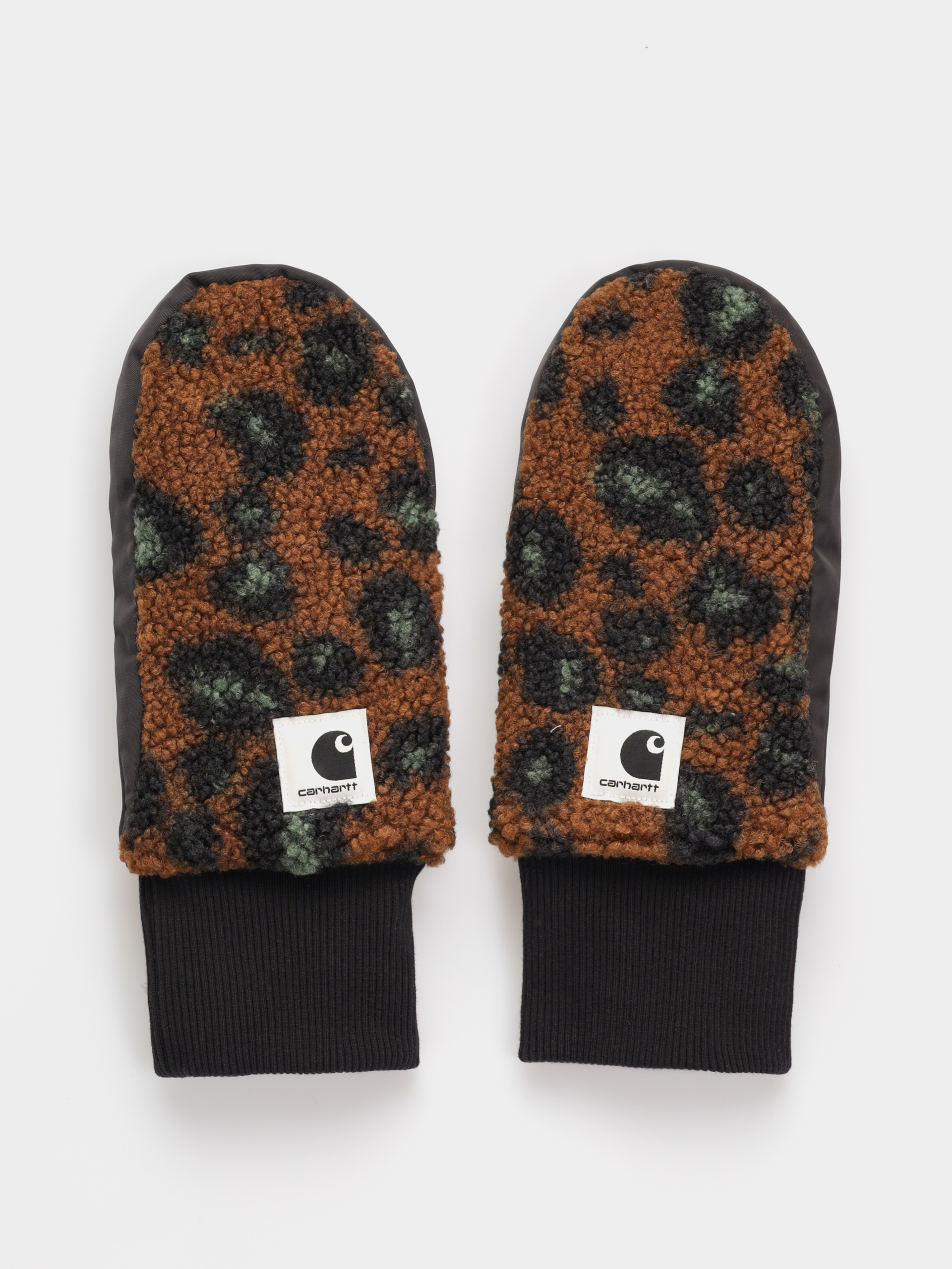 Carhartt WIP Gloves Orla - brown (camo leo jacquard/tamarind/black)