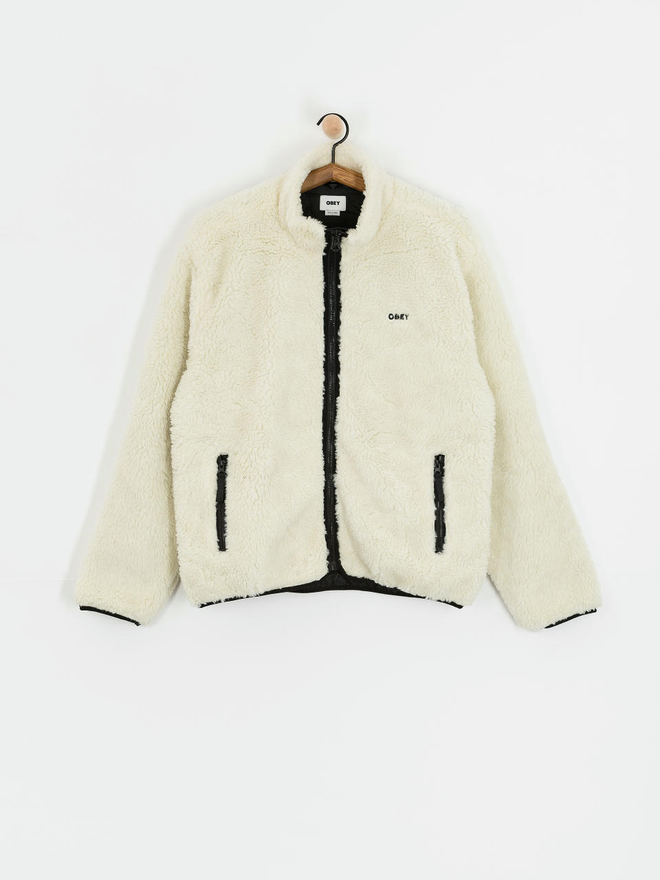 OBEY Jacke Icon Face Sherpa (unbleached)