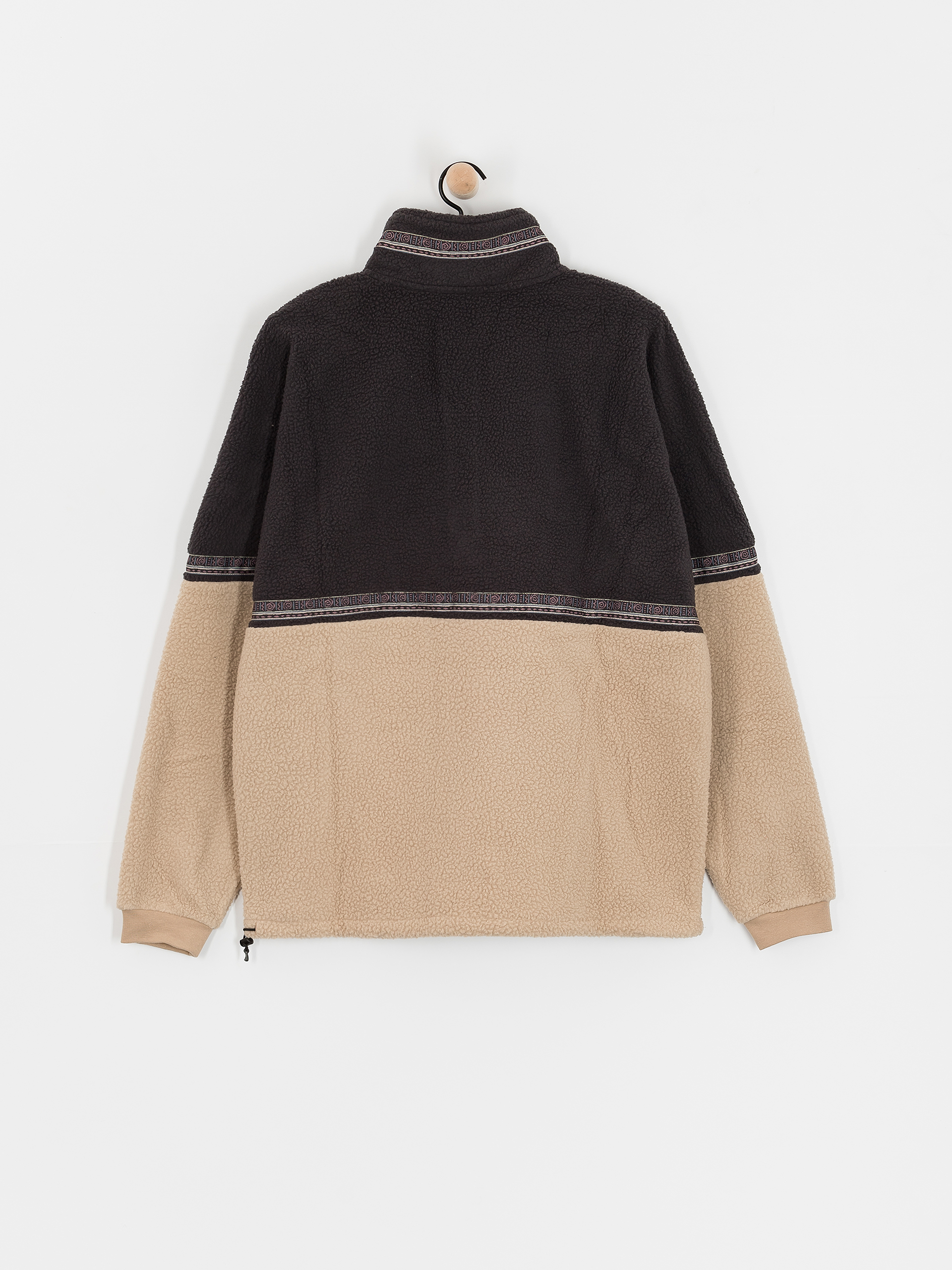 Herren Quiksilver Fleece Jacke Take Us Back Block (plaza taupe)