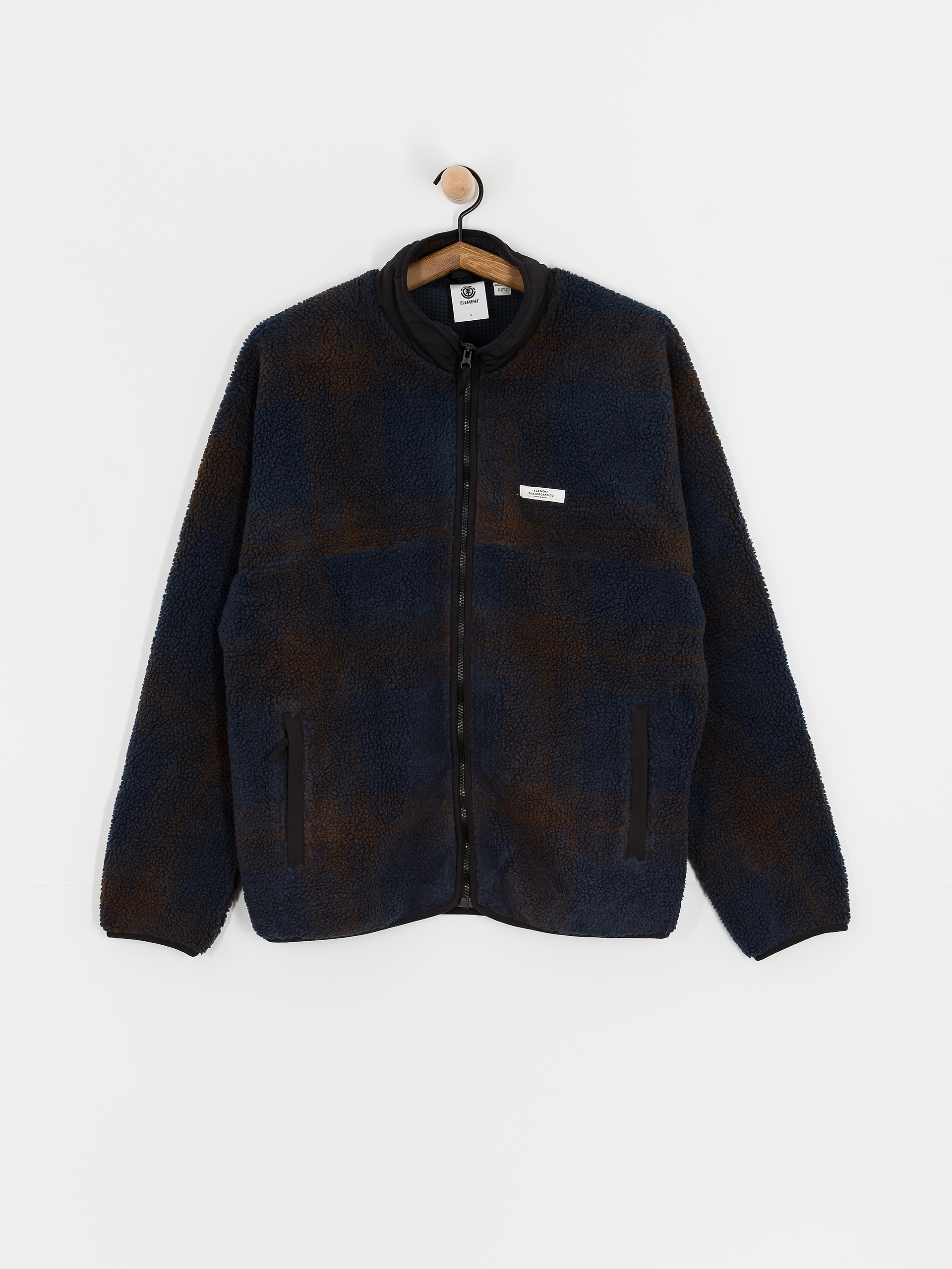 Element Jacket Classic Sherpa - blue (eclipse navy/java plaid)