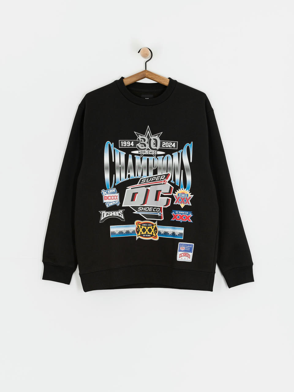 DC Sweatshirt Old Champs Crew (black)