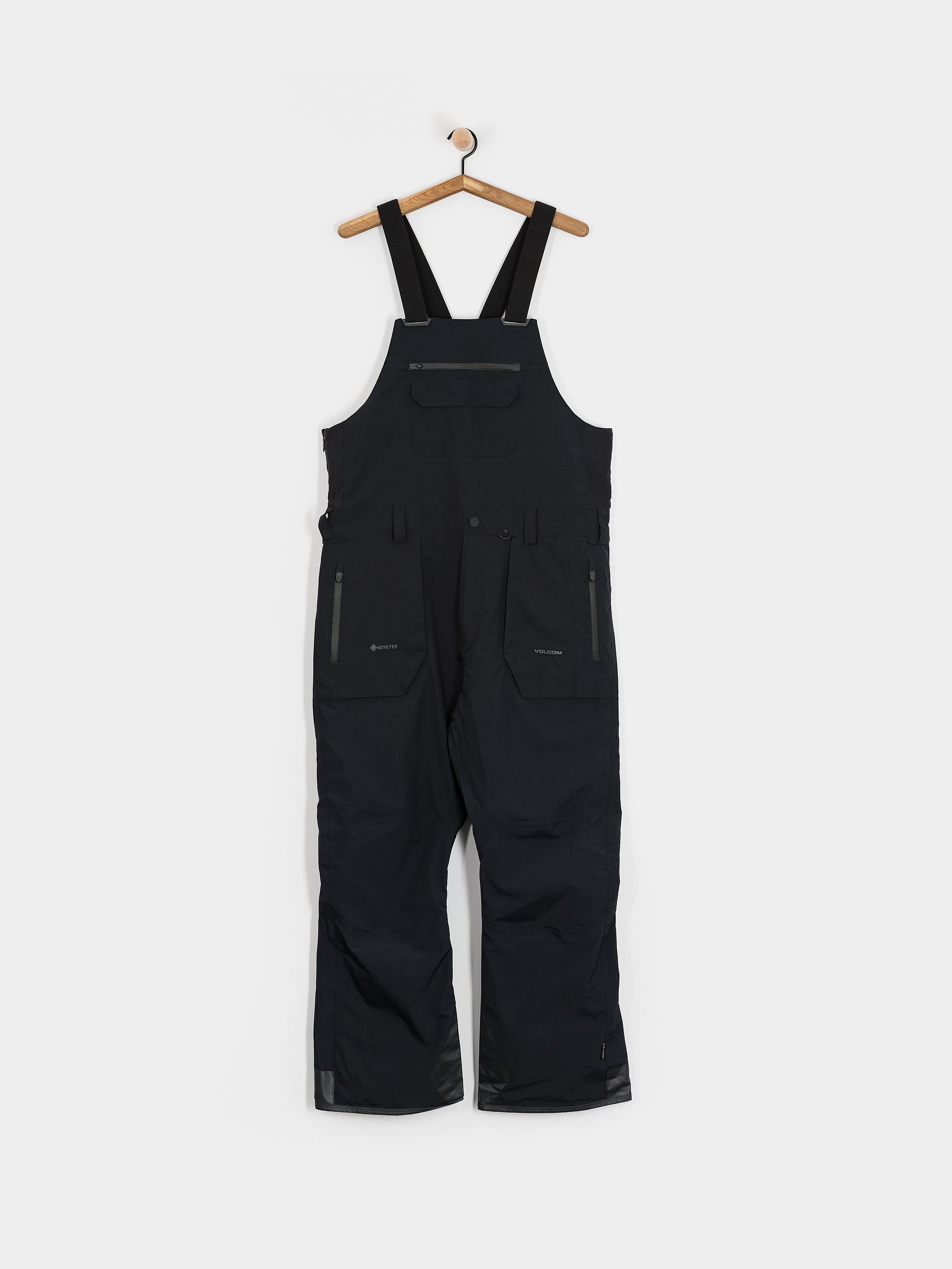Mens Volcom Snowboard pants Rain Gore Tex Bib Overall (black)