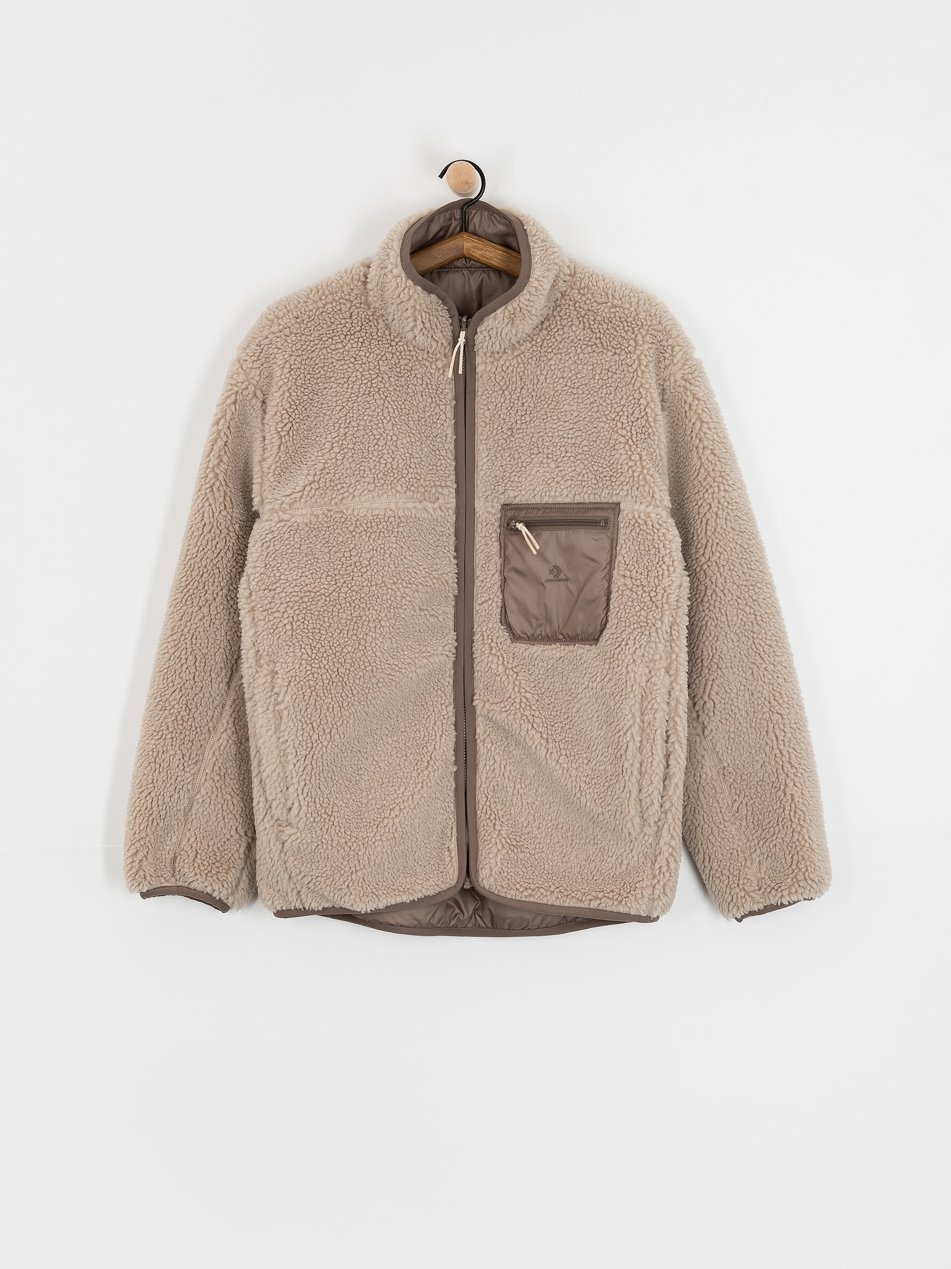 Converse Jacket Reversible Sherpa (classic taupe / truffle)