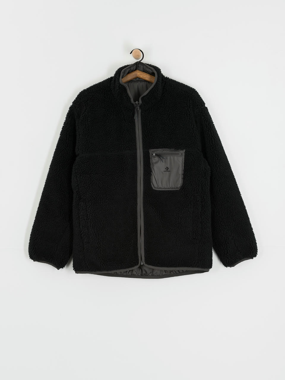 Converse Jacket Reversible Sherpa (converse black / dark matter)