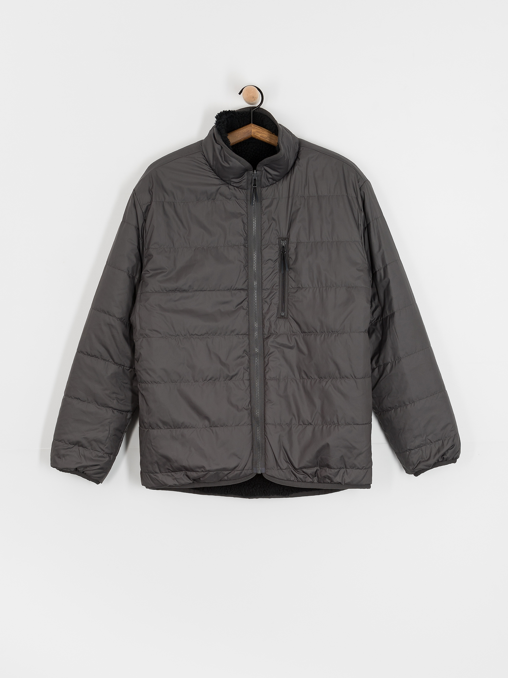 Converse Jacket Reversible Sherpa black converse black dark matter