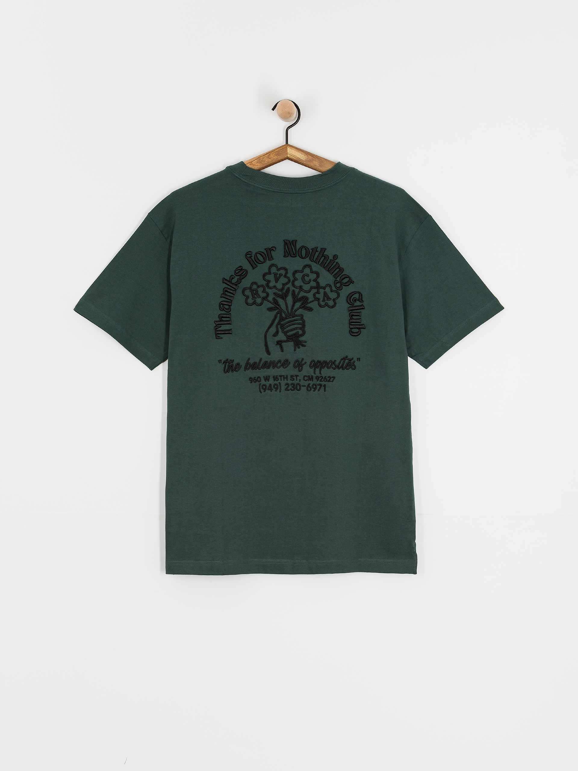 RVCA T-Shirt Thanks For Nothing (hunter green)