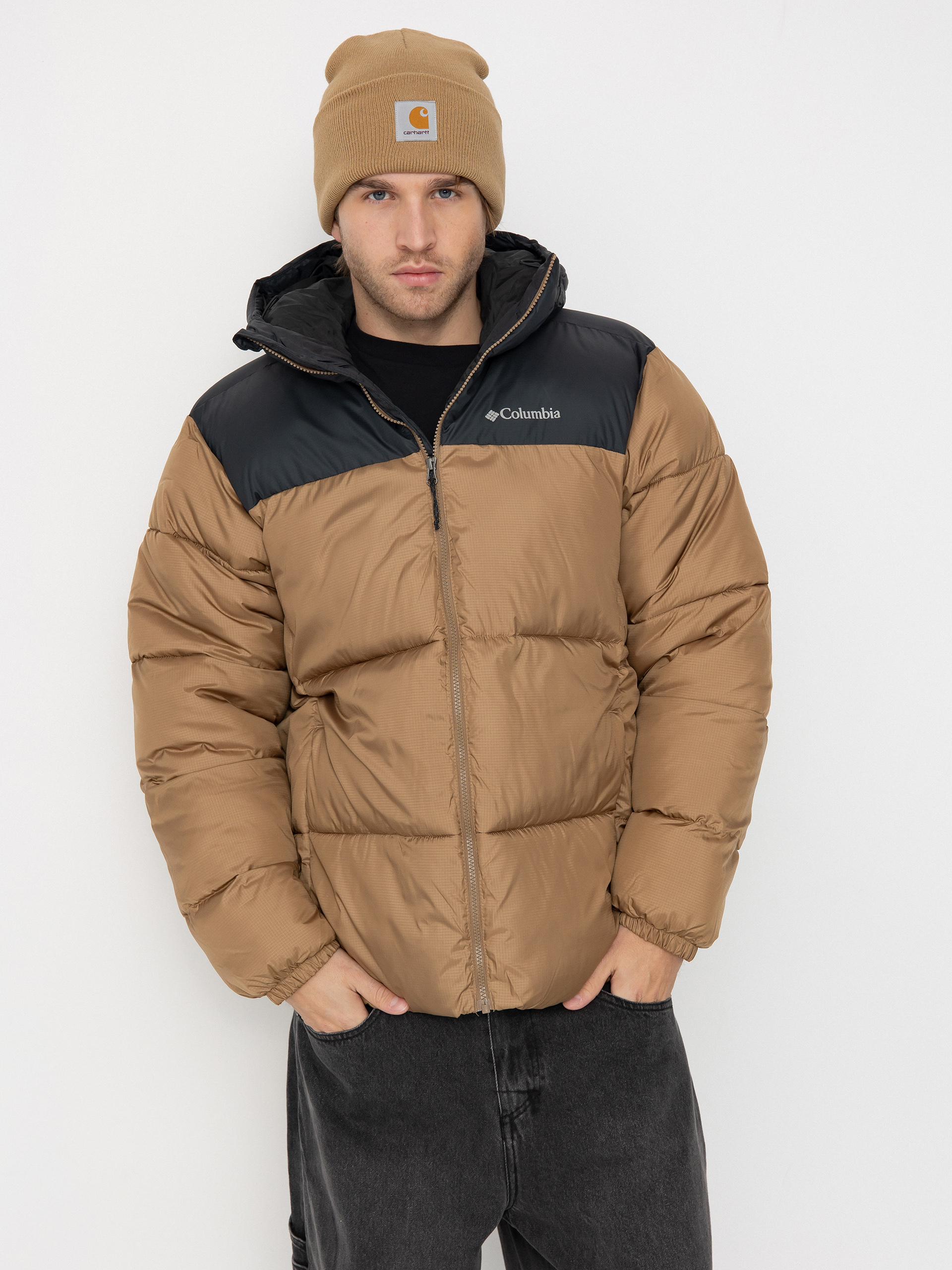 Columbia Jacket Puffect II HD brown (delta black)