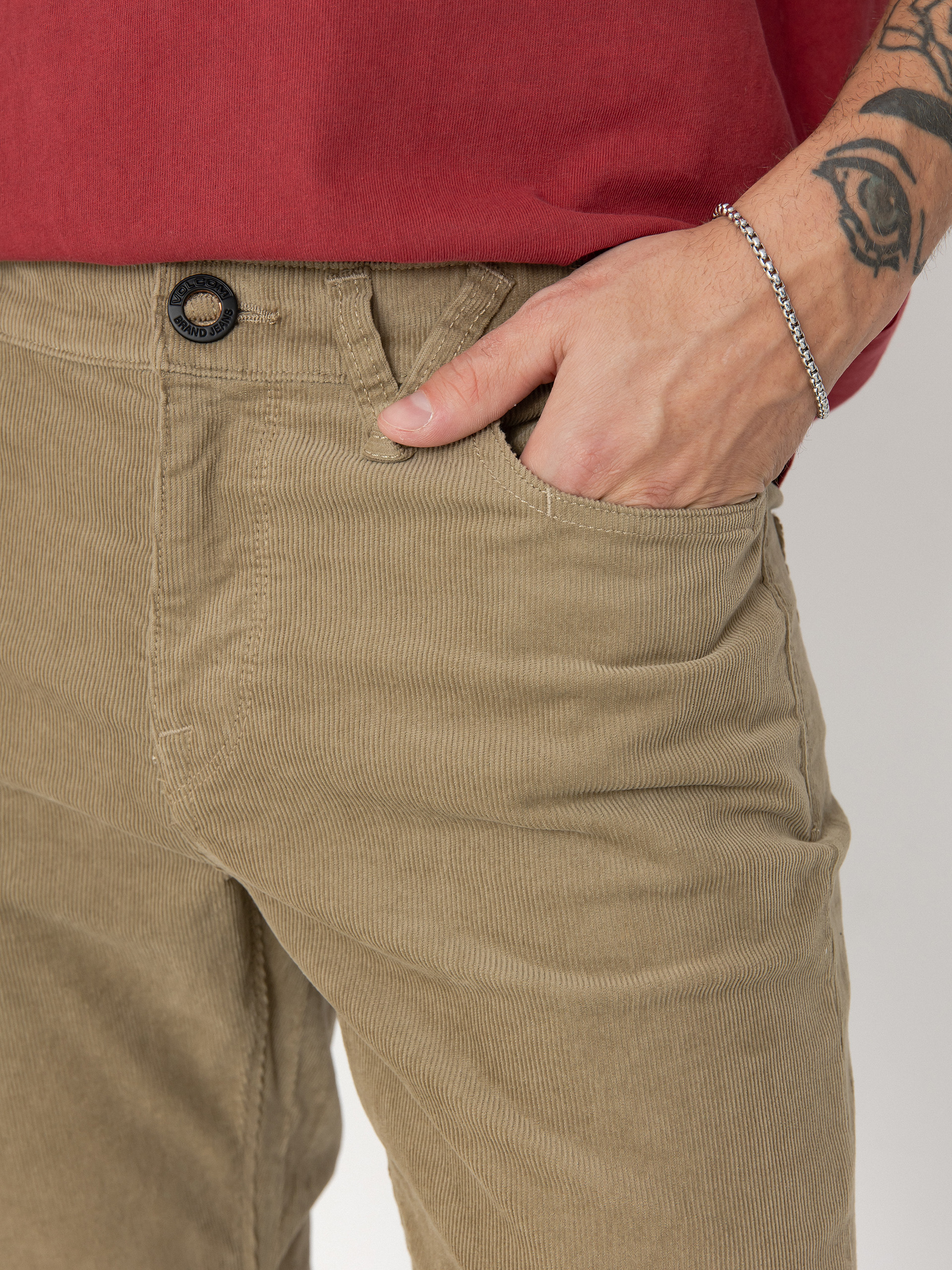 Volcom Solver 5 Pocket Cord Hose (khaki)