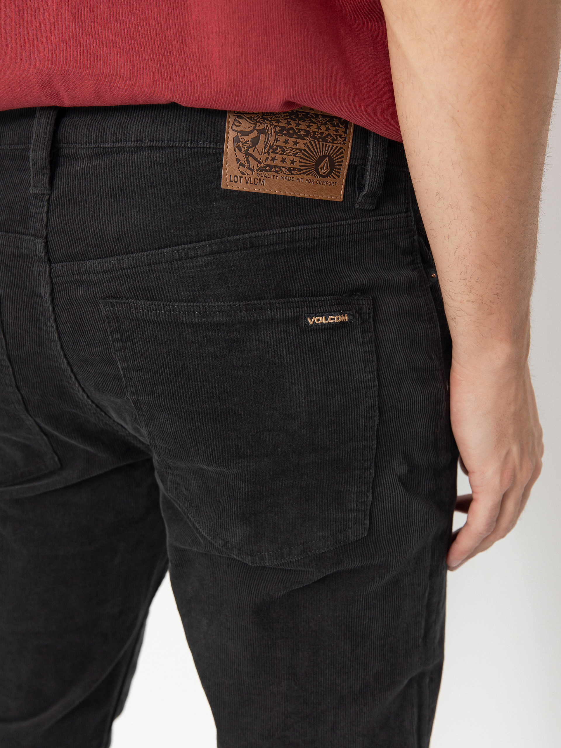 Volcom Solver 5 Pocket Cord Pants (stealth)