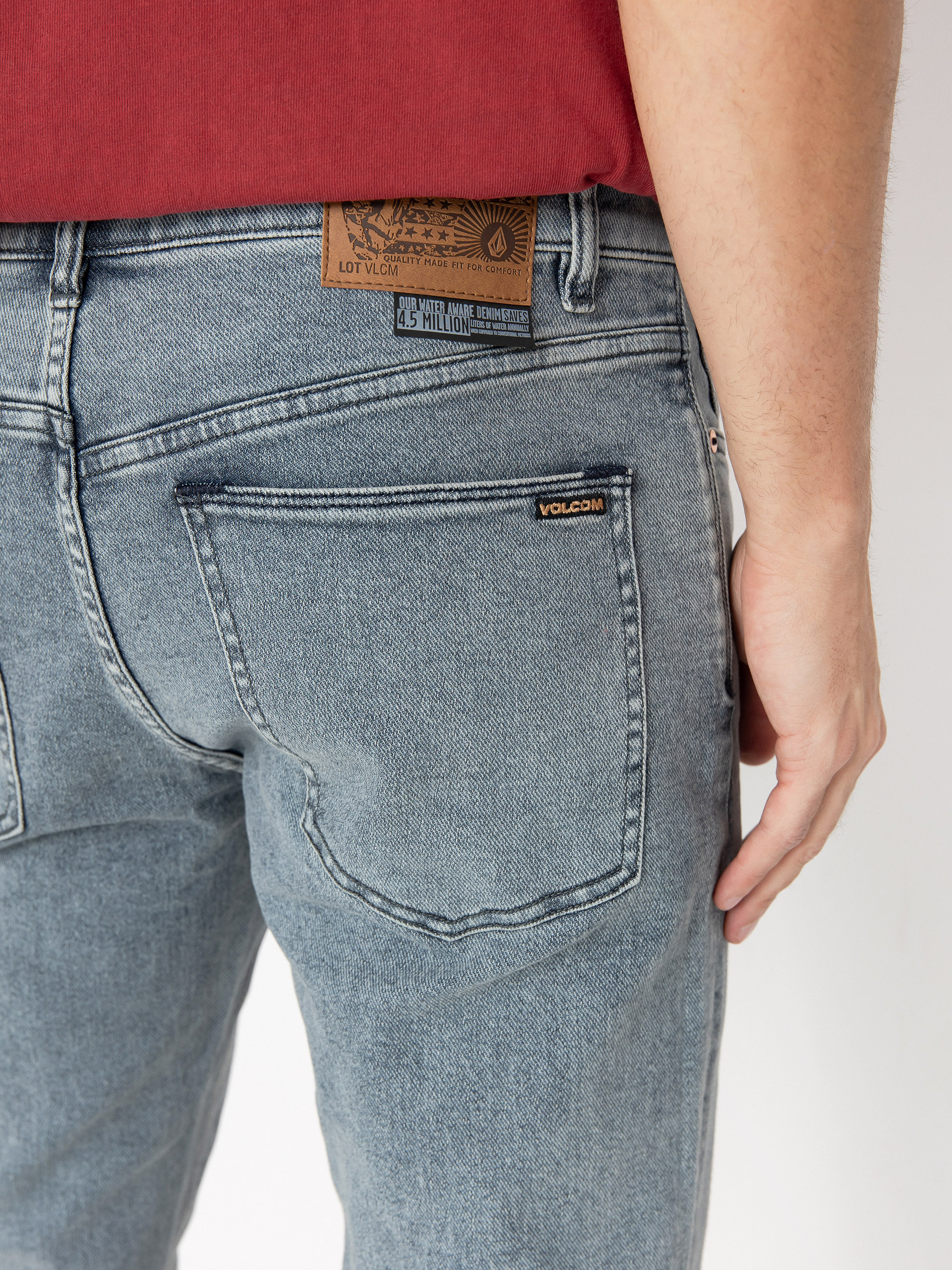 Volcom Solver Denim Pants (ash blue)