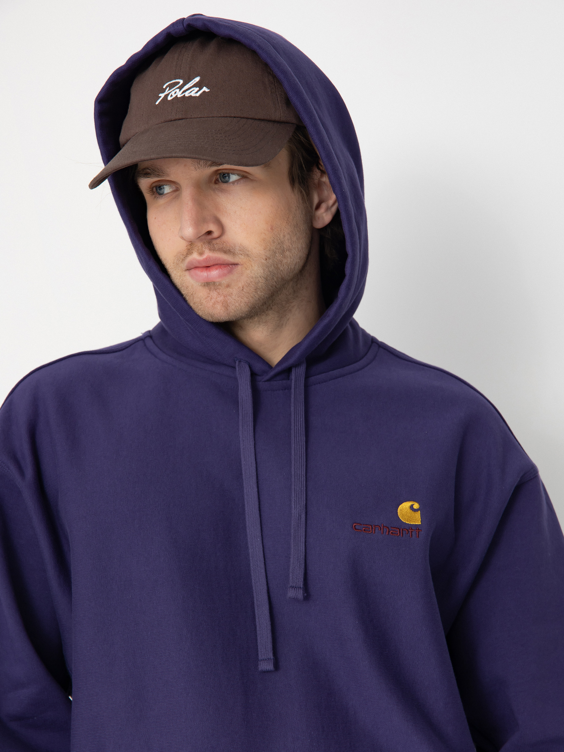 Carhartt WIP American Script HD Hoodie (aura)