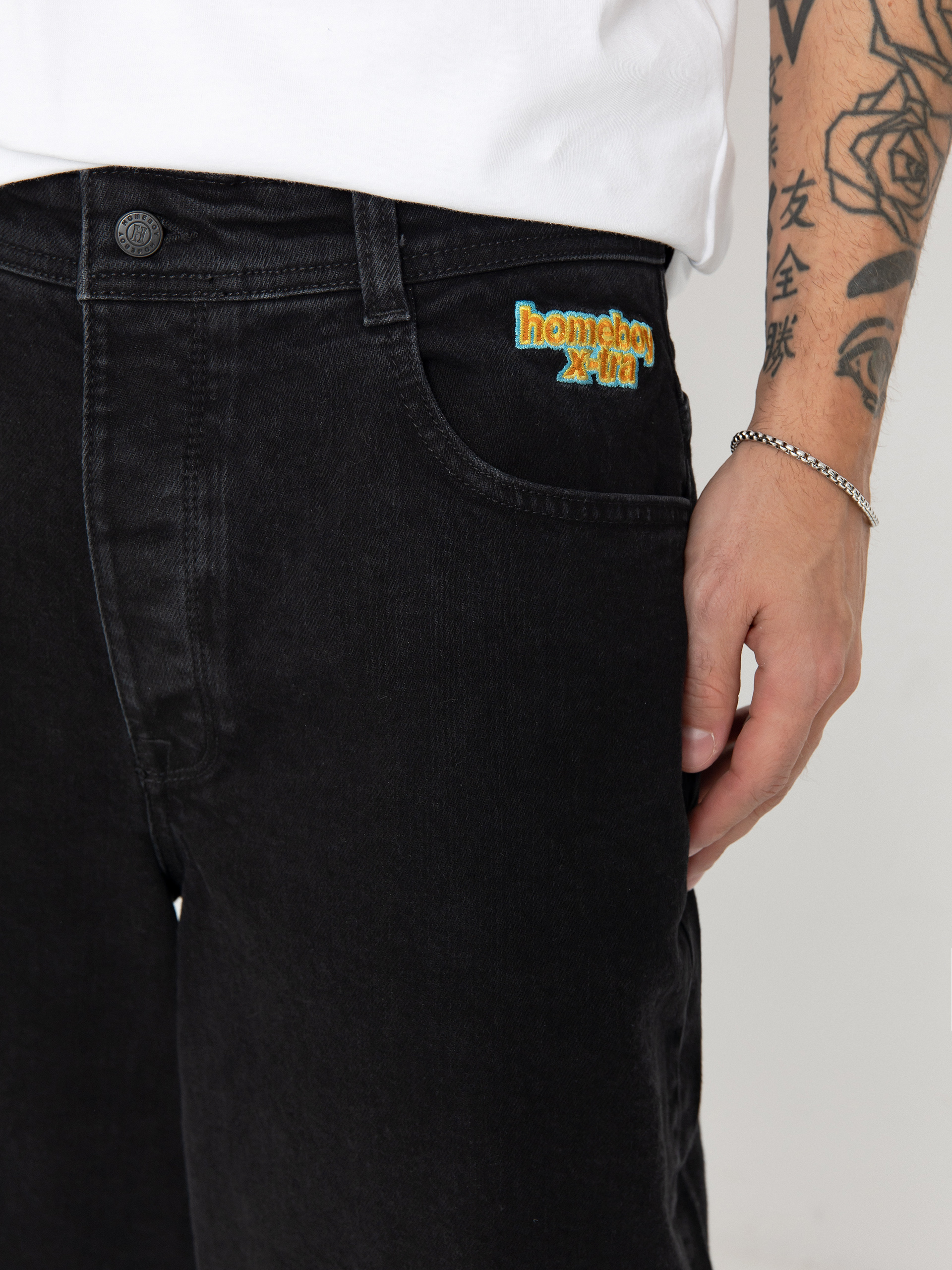 Homeboy X Tra Monster Denim Hose (washed black)