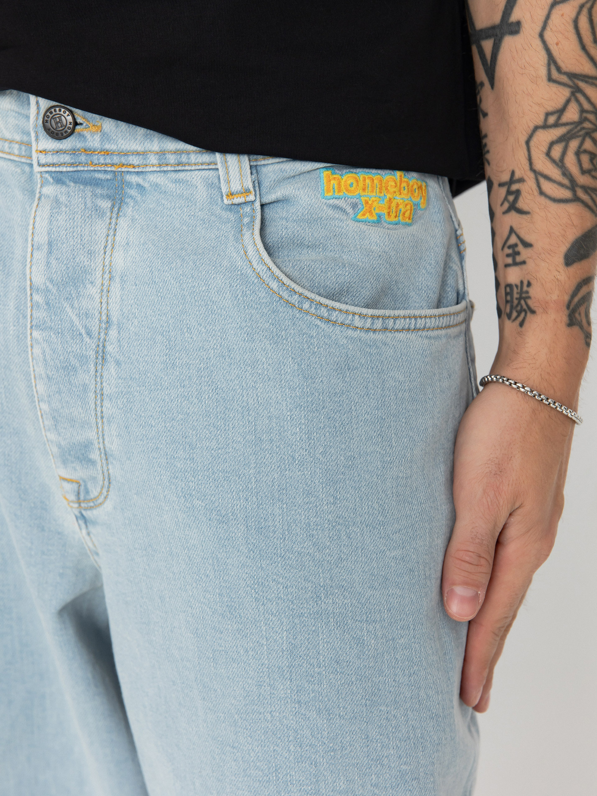 Homeboy Pants X Tra Monster Gothic Denim (moon)