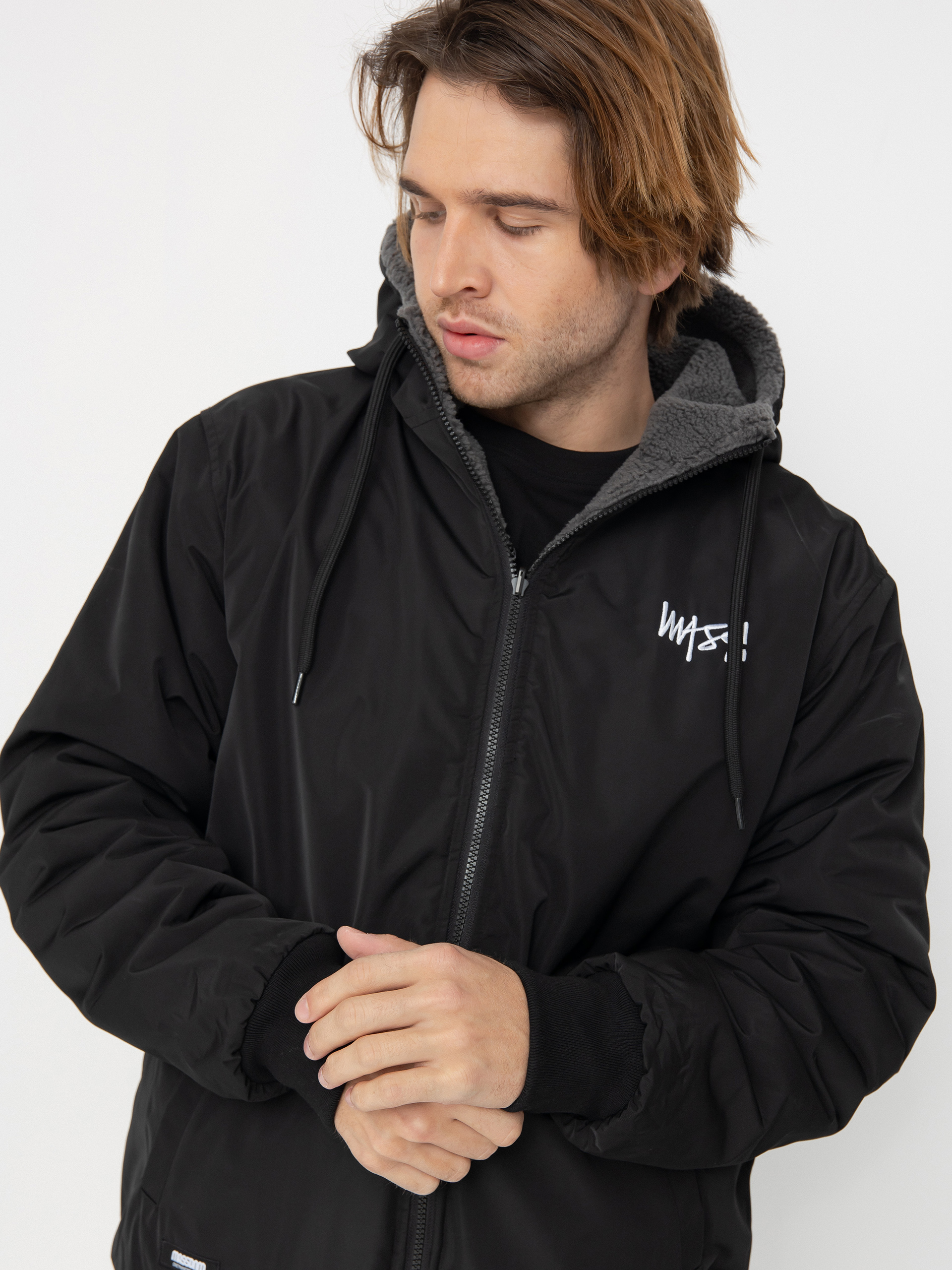 MassDnm Result Reversible Jacke (grey/black)