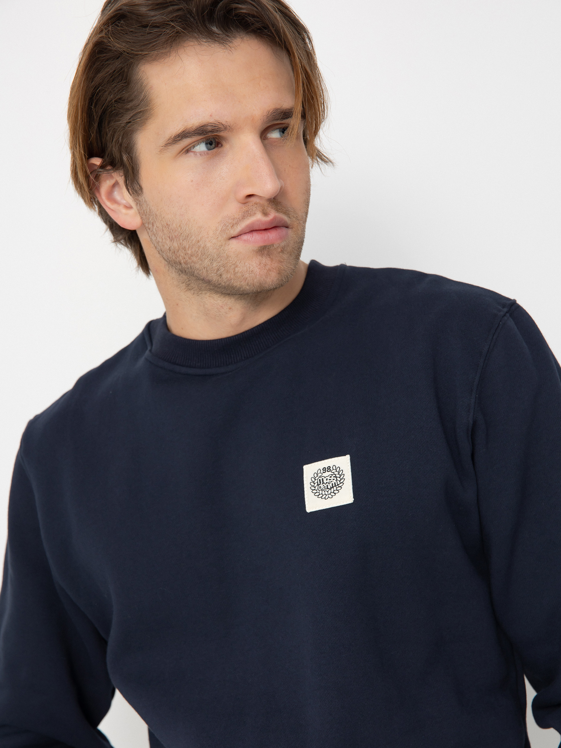 MassDnm Patch Crew Sweatshirt (navy)