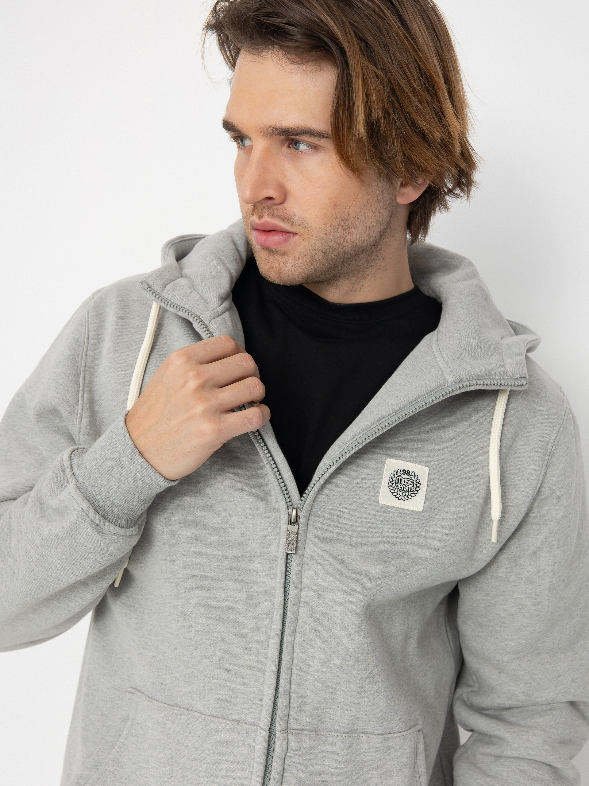 MassDnm Patch ZHD Hoodie (lt heather grey)