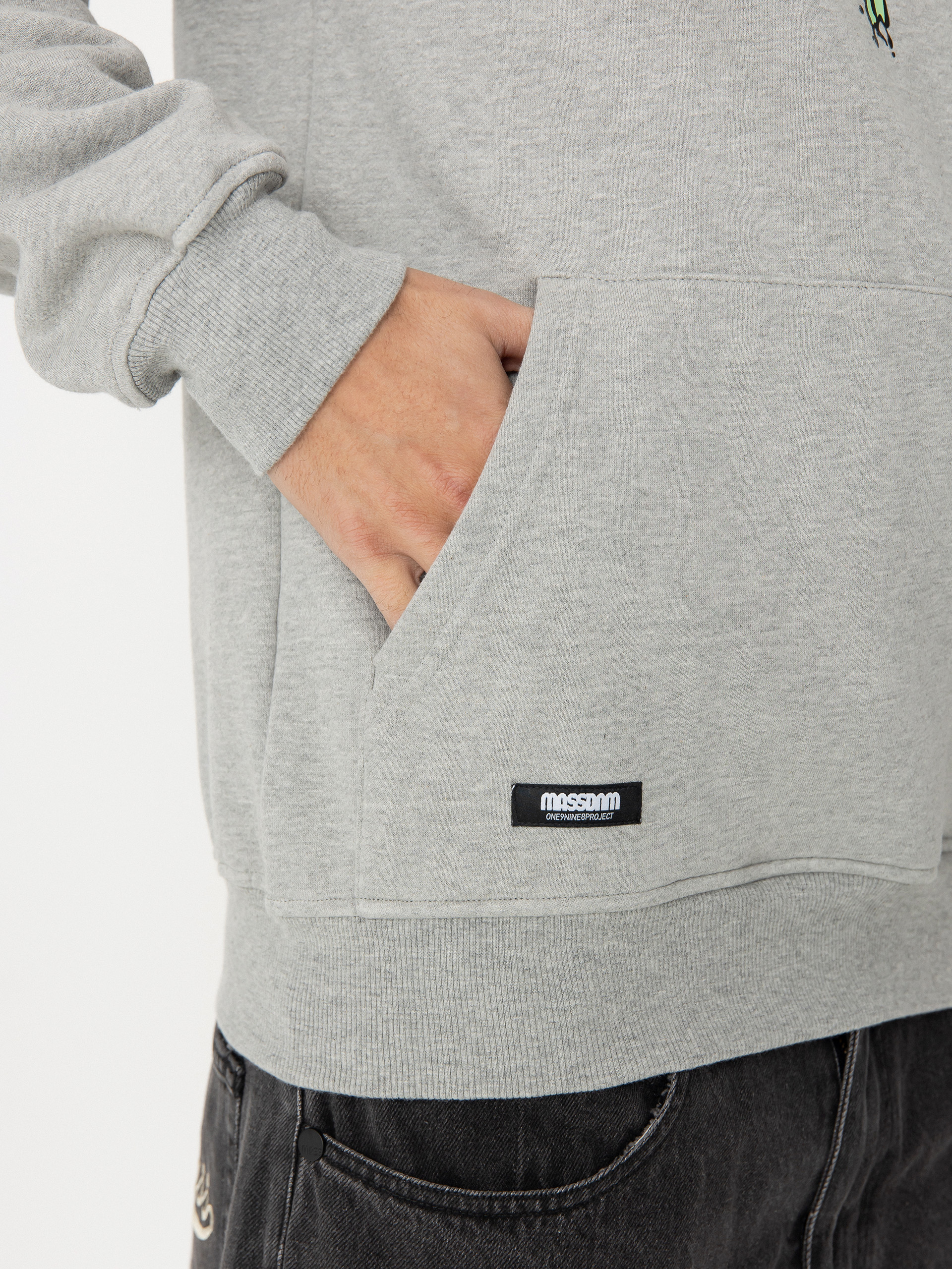 MassDnm Roy HD Hoodie (lt heather grey)