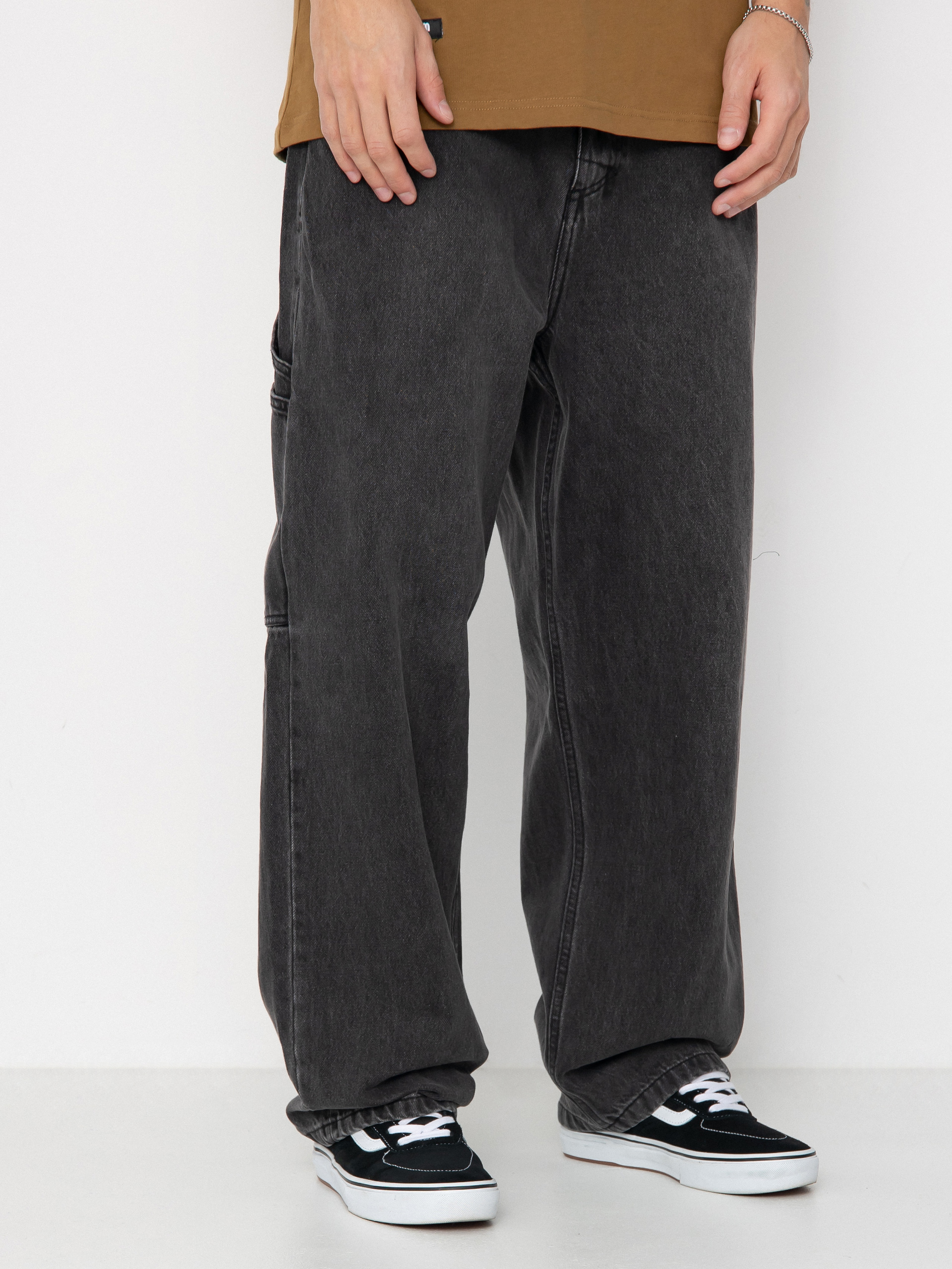MASSES BLACK DENIM EASY PANTS XL マシス ブラックデニム イージーパンツ
