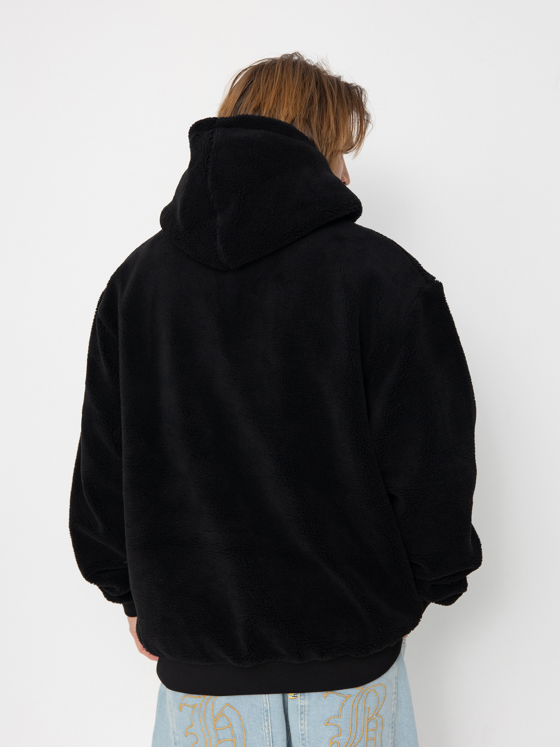 MassDnm Patch Teddy Hoody Jacket (black)