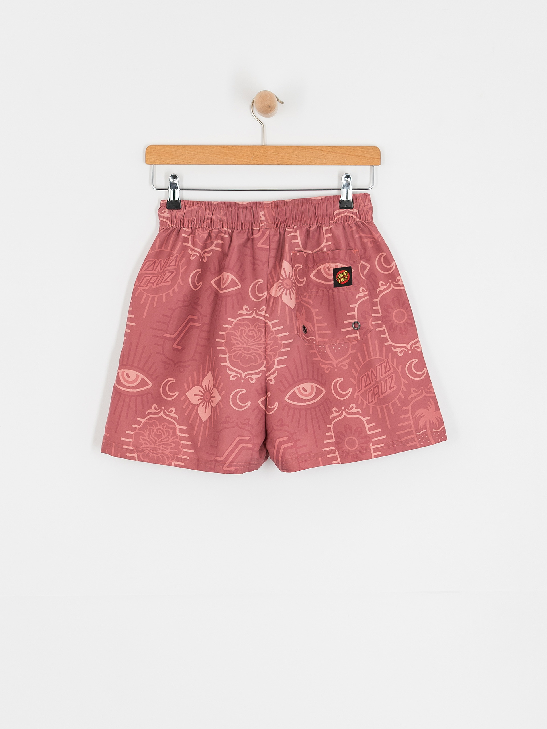 Santa Cruz Venice Shorts Wmn (red patchwork)