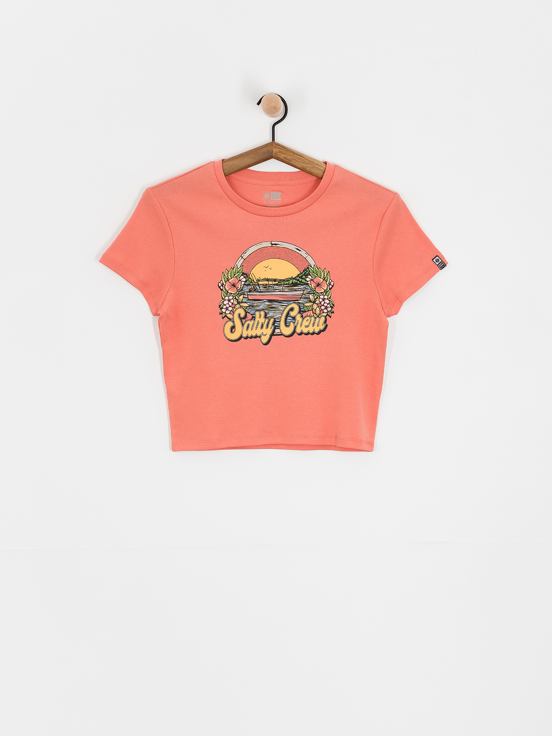 Salty Crew On Vacation Baby T-shirt Wmn (blush)