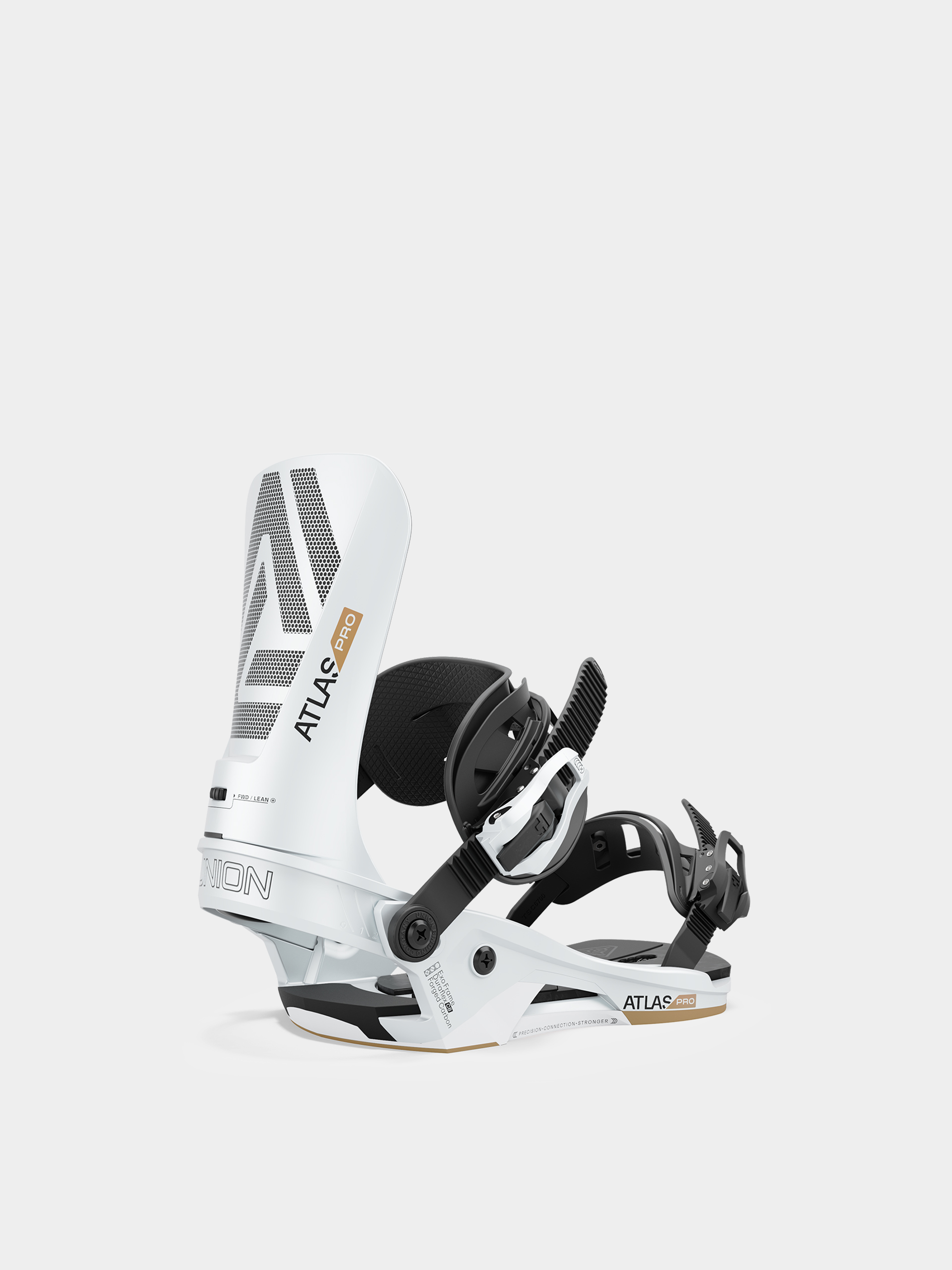 Mens Union Snowboard bindings Atlas Pro (metallic white)