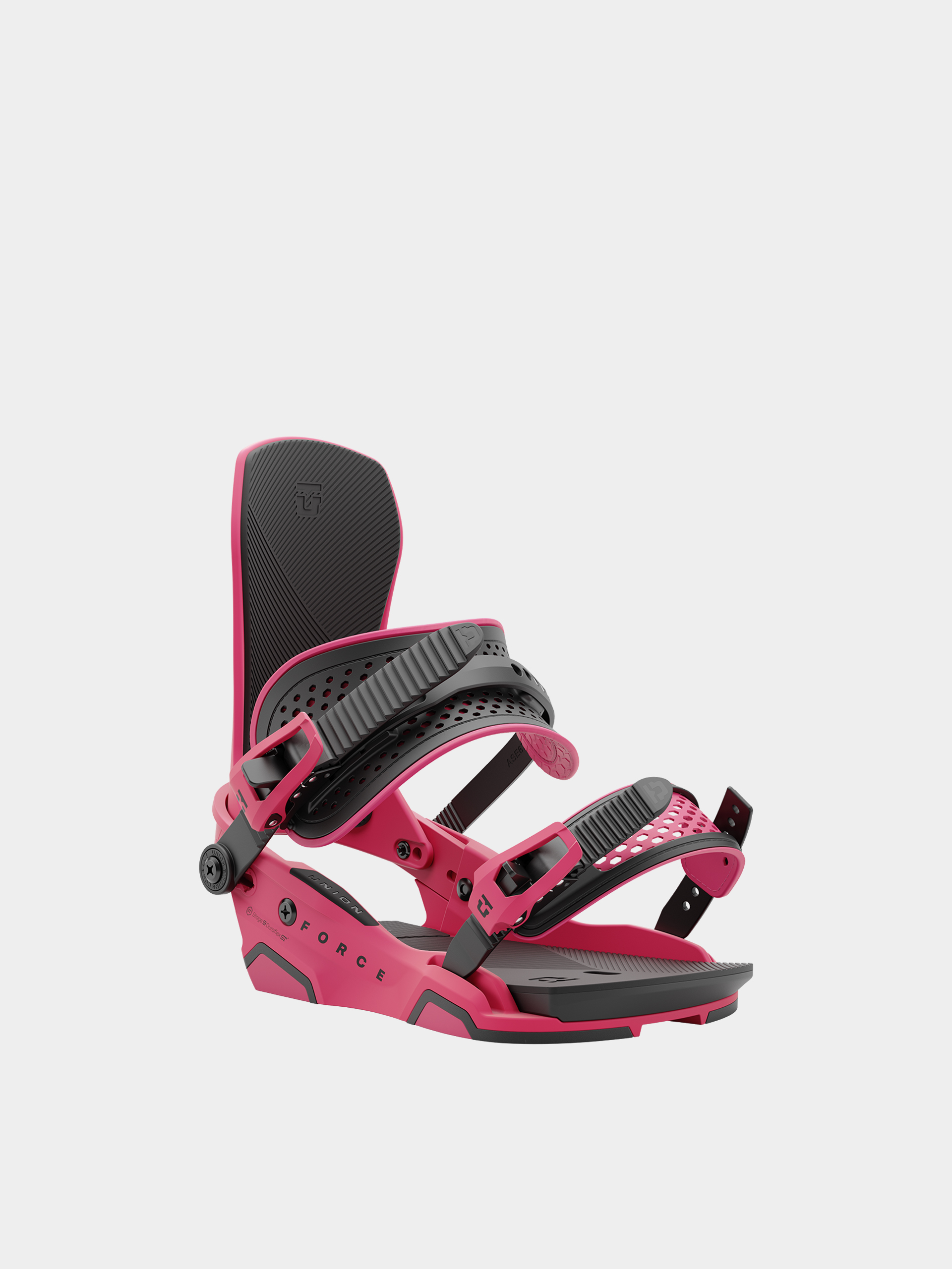 Union Snowboard bindings Force Team HB - red, pink (magenta)
