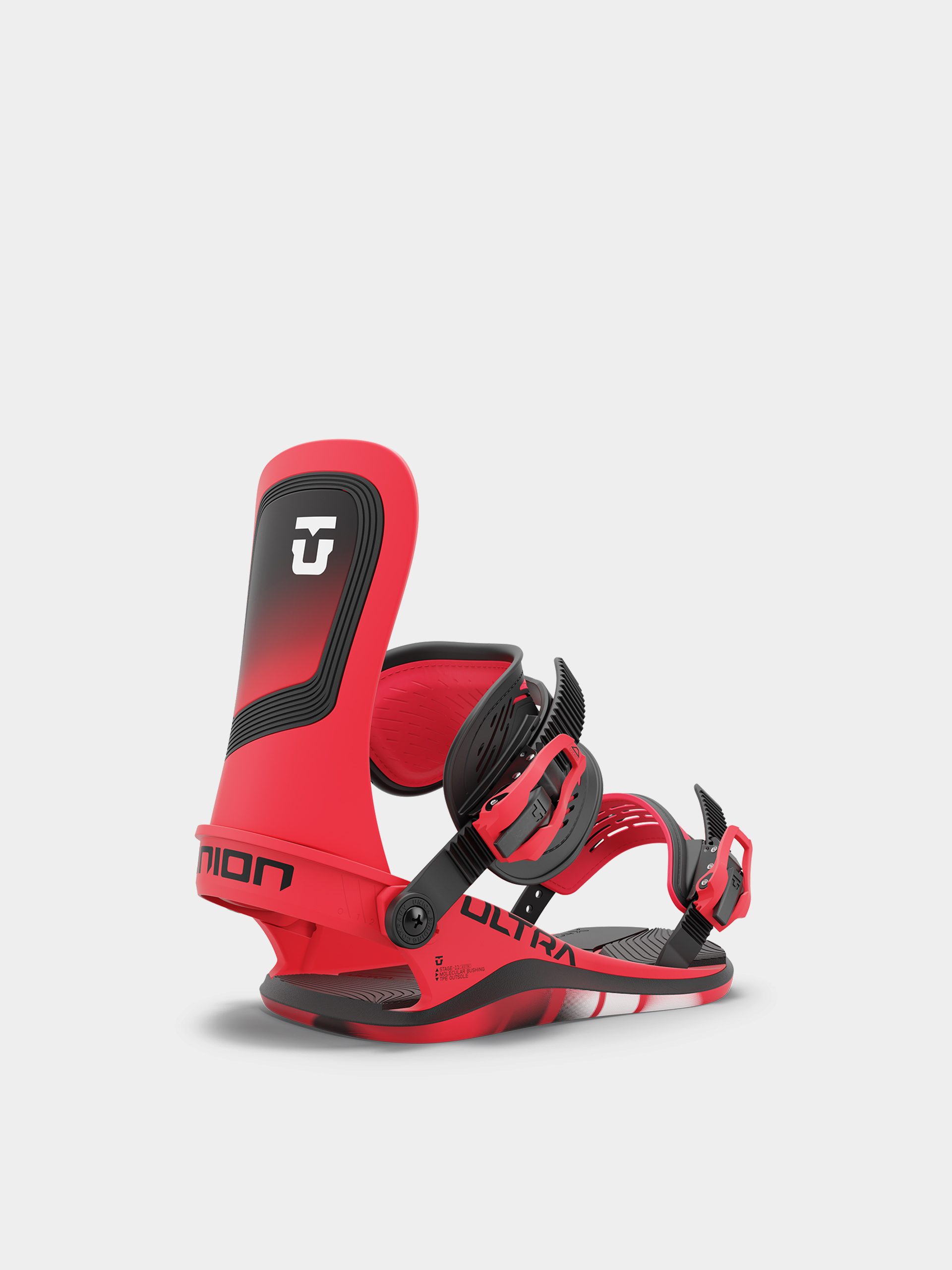 Mens Union Snowboard bindings Ultra (hot red)