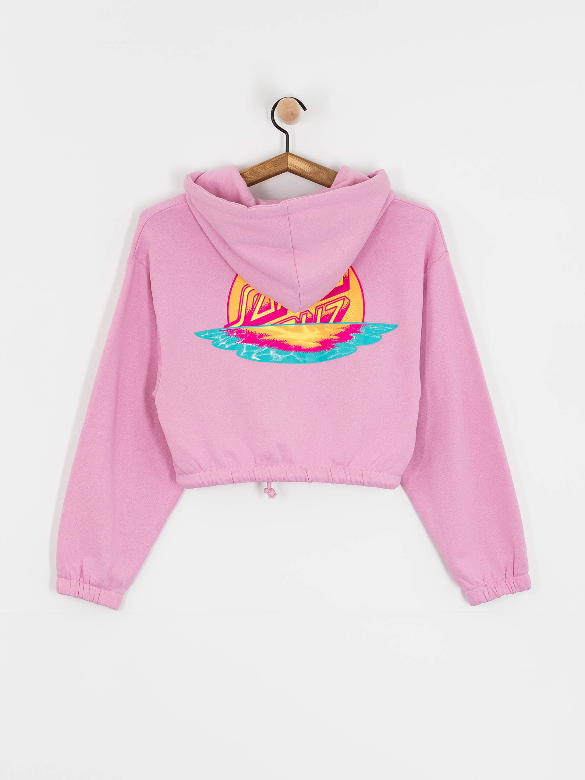 Santa Cruz Sunrise Dot Zip Sweatshirt Wmn (fondant pink)
