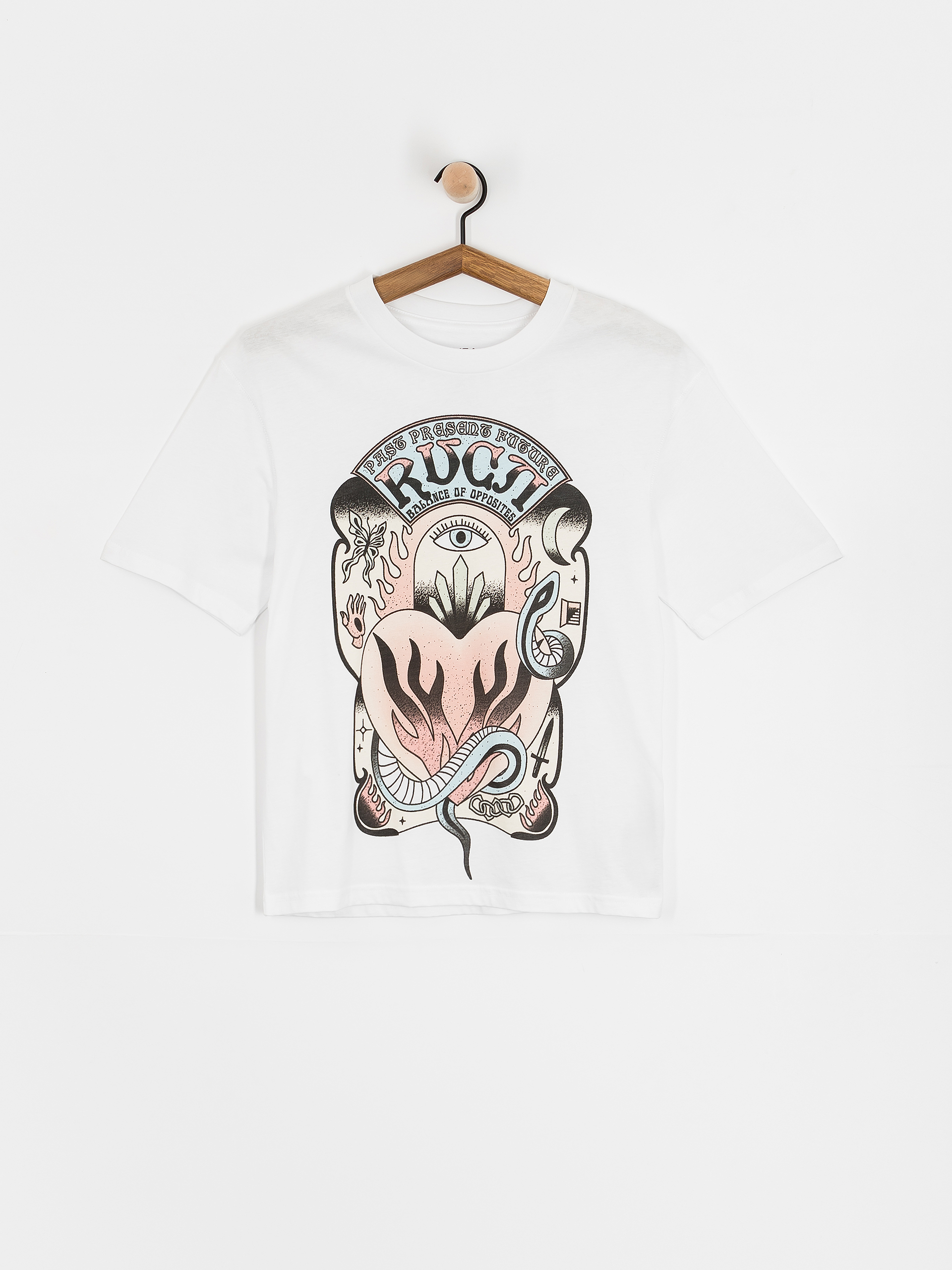 RVCA Burning T-shirt Wmn (antique white)