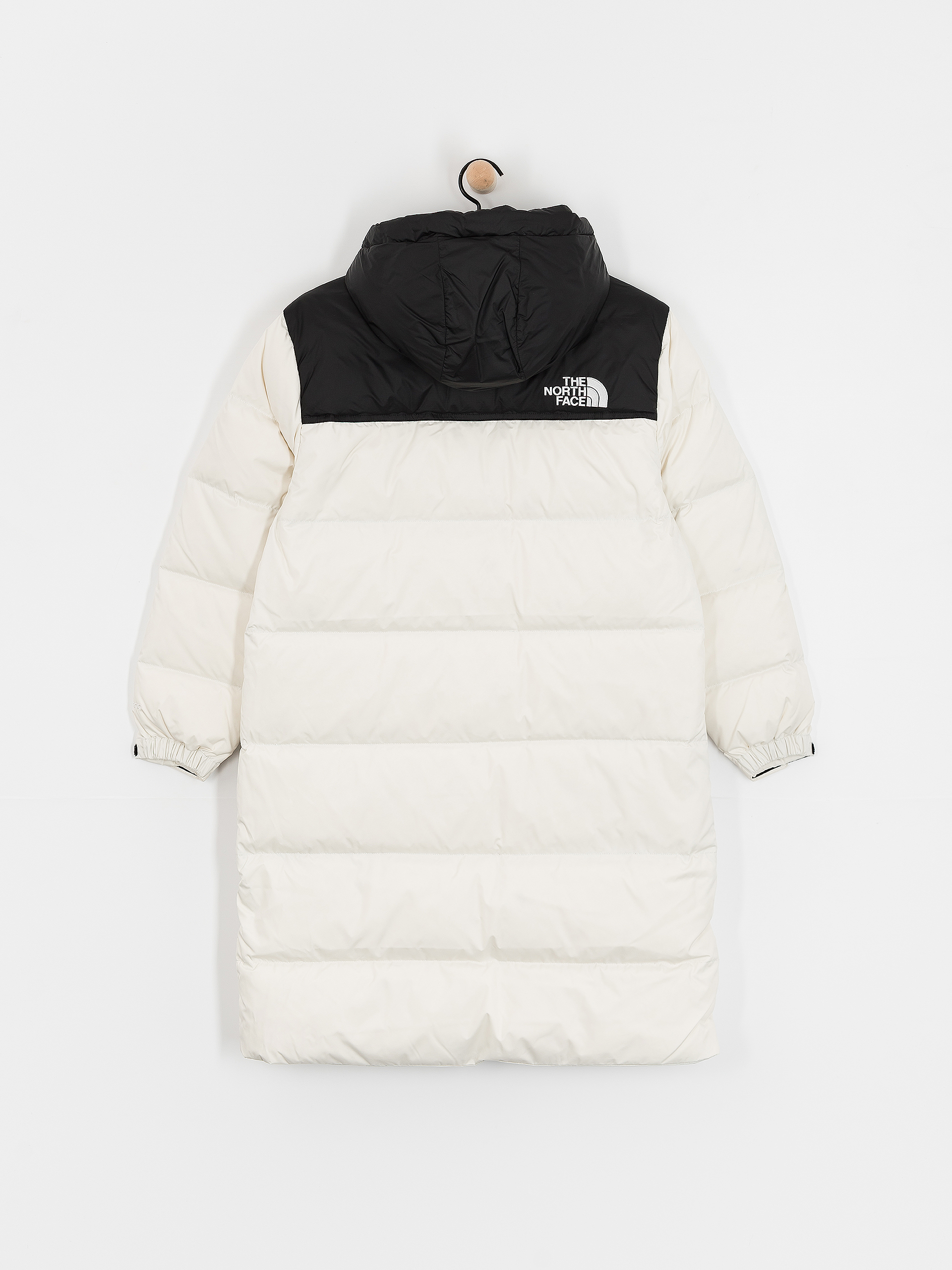 The North Face Nuptse Parka Wmn Jacke (white dune/tnf black)