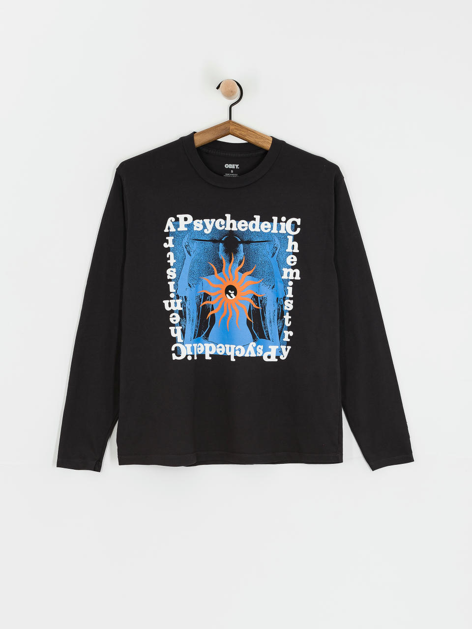 OBEY Psychedelic Chemistry Wmn Longsleeve (pigment black)