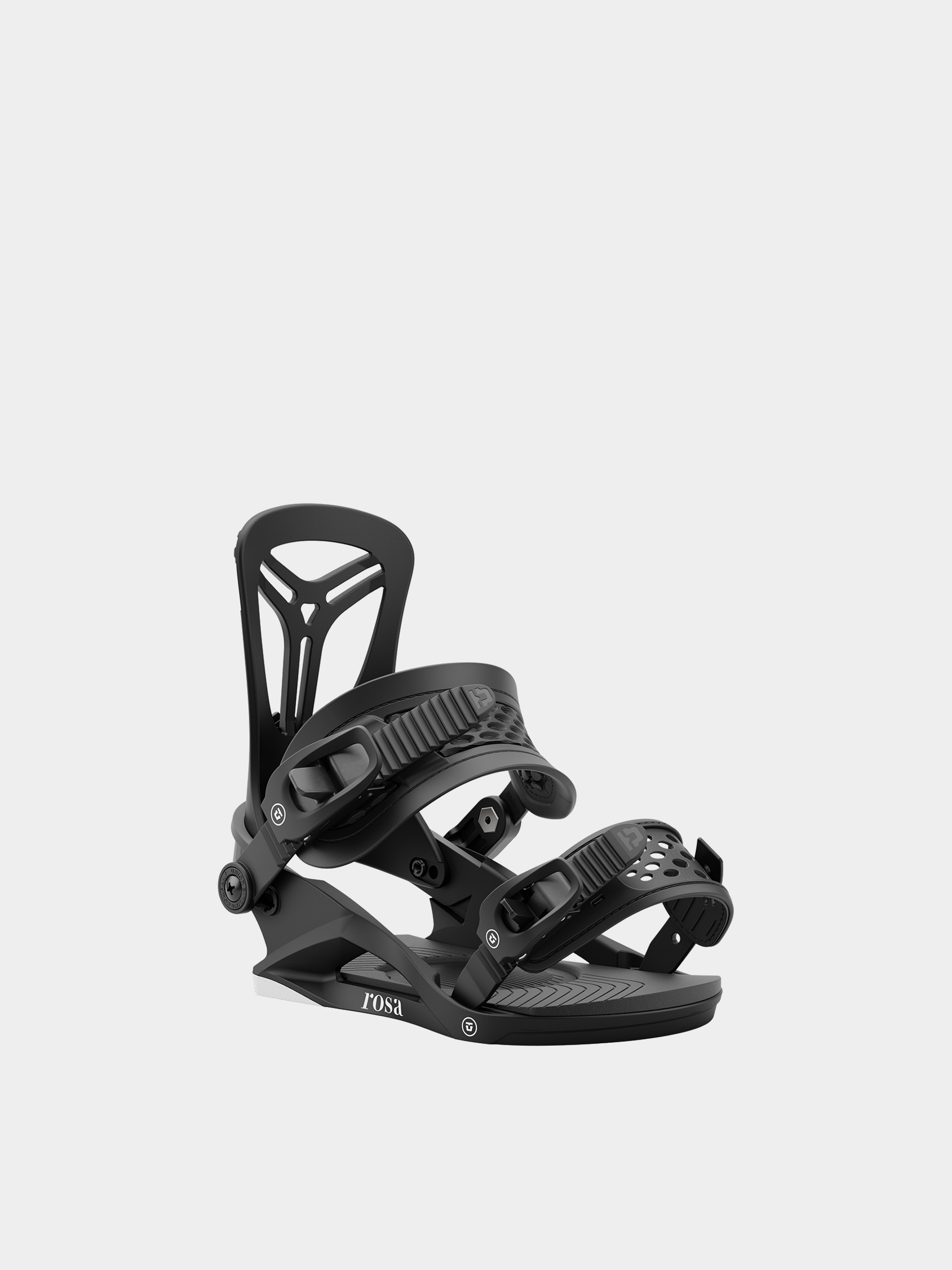 Womens Union Snowboard bindings Rosa (black)