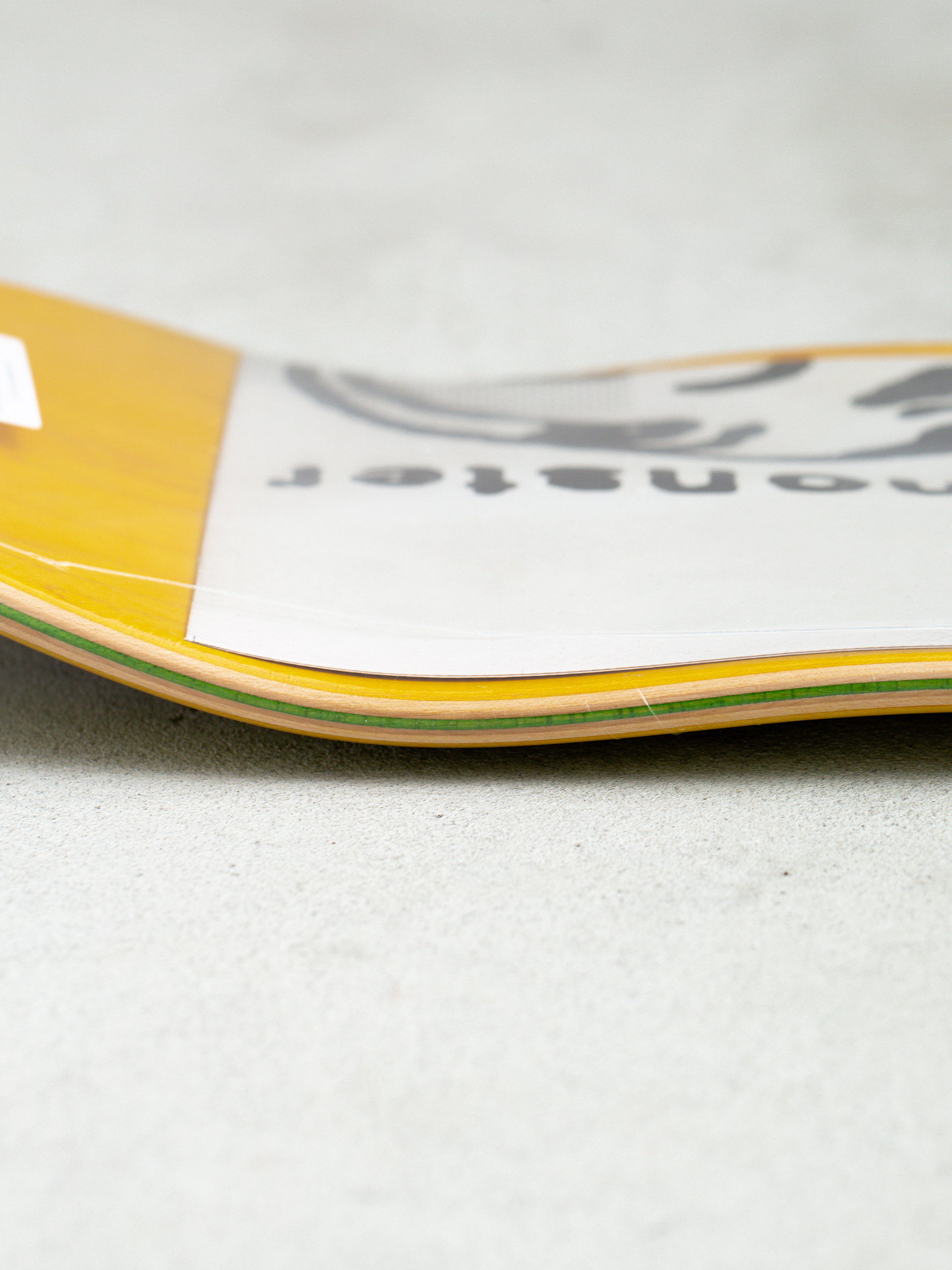 Quasi Skateboards Deck Crockett The Puker (yellow/white)