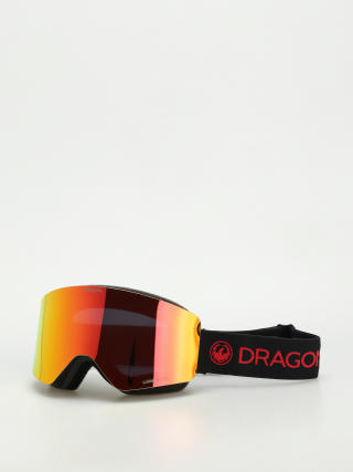 Dragon R1 OTG Goggles (blackred/lumalens red ion+lumalens light rose)