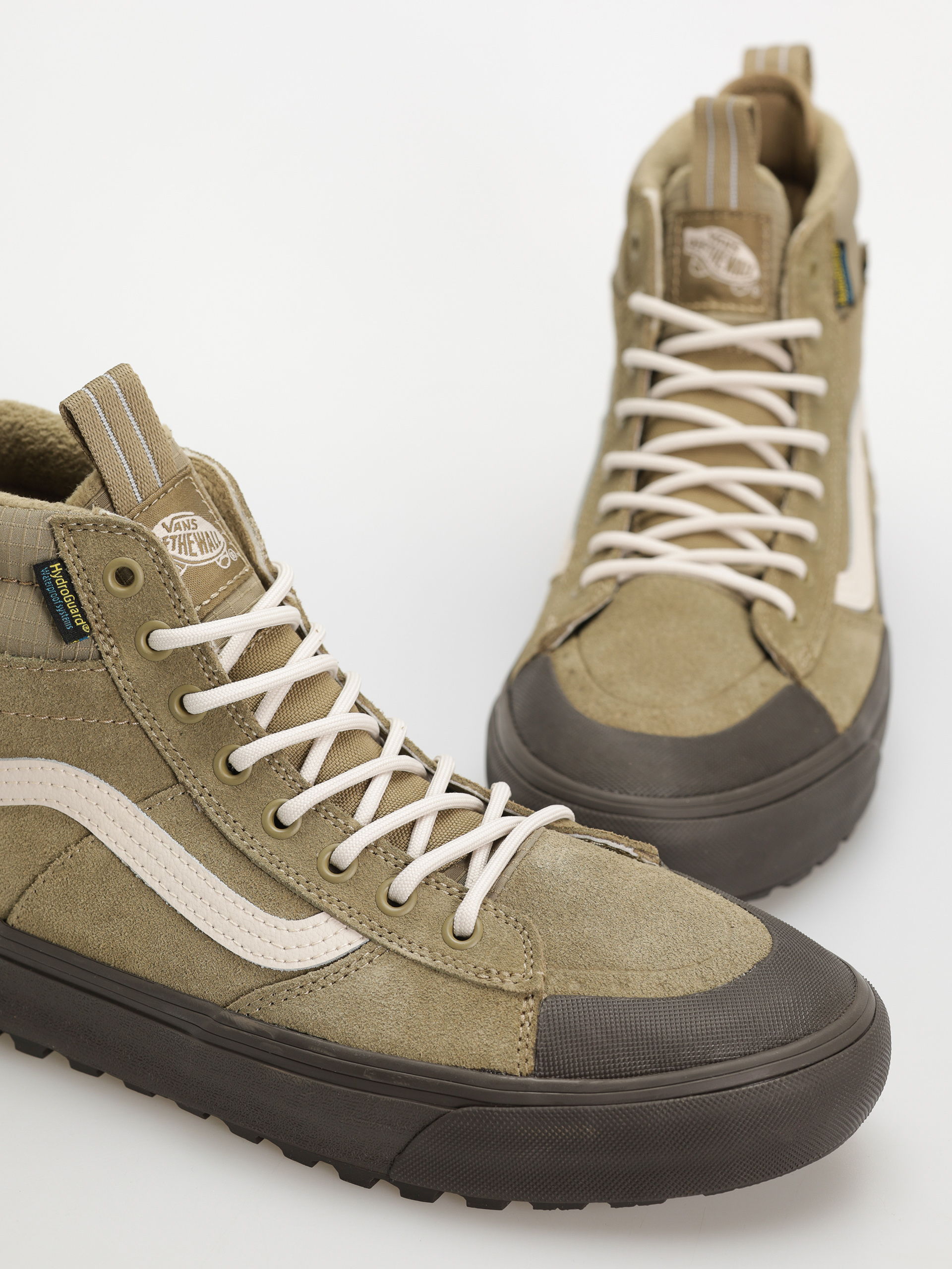 Olive skate high vans online