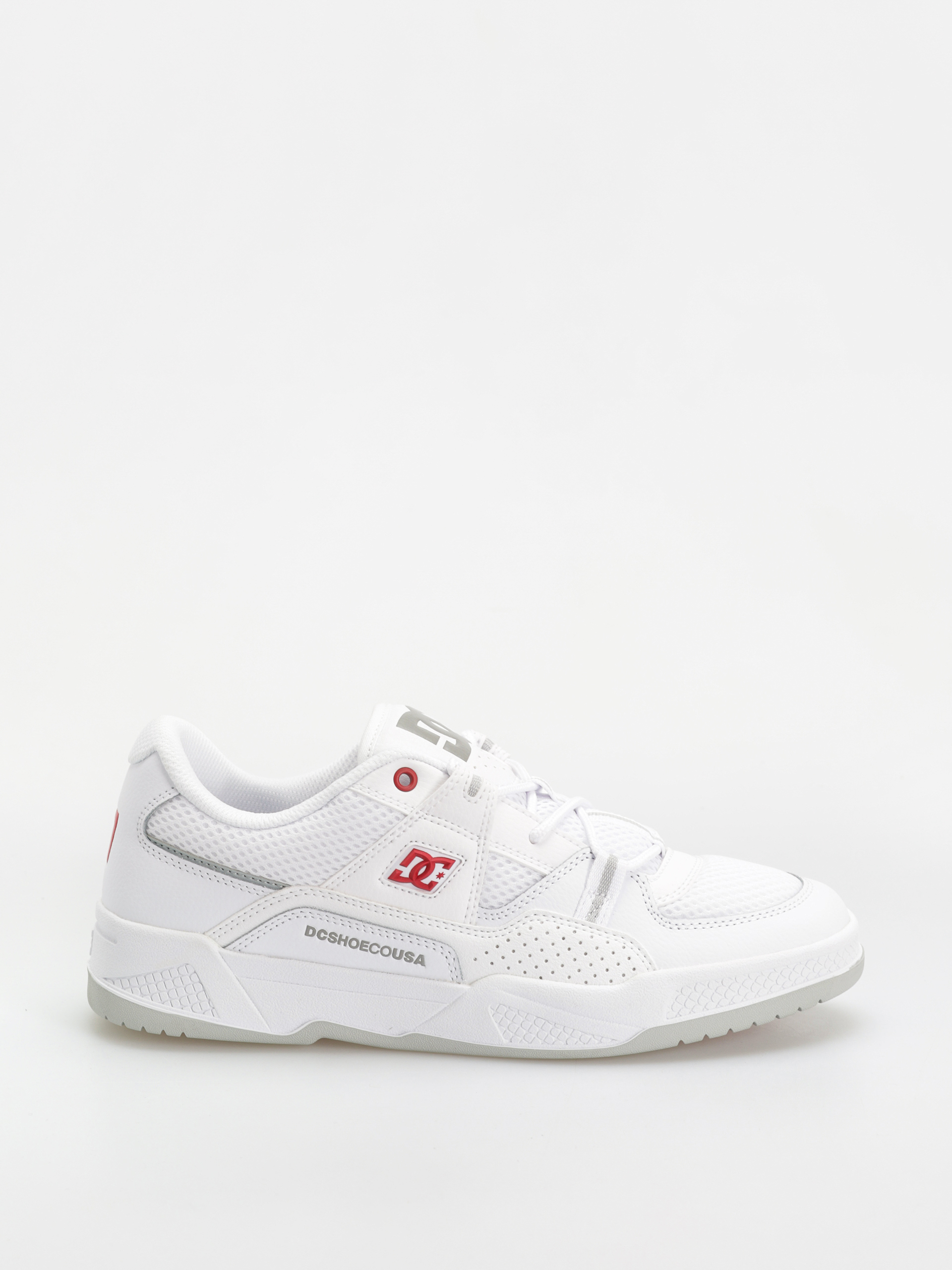 DC Construct Shoes (white/red/grey)