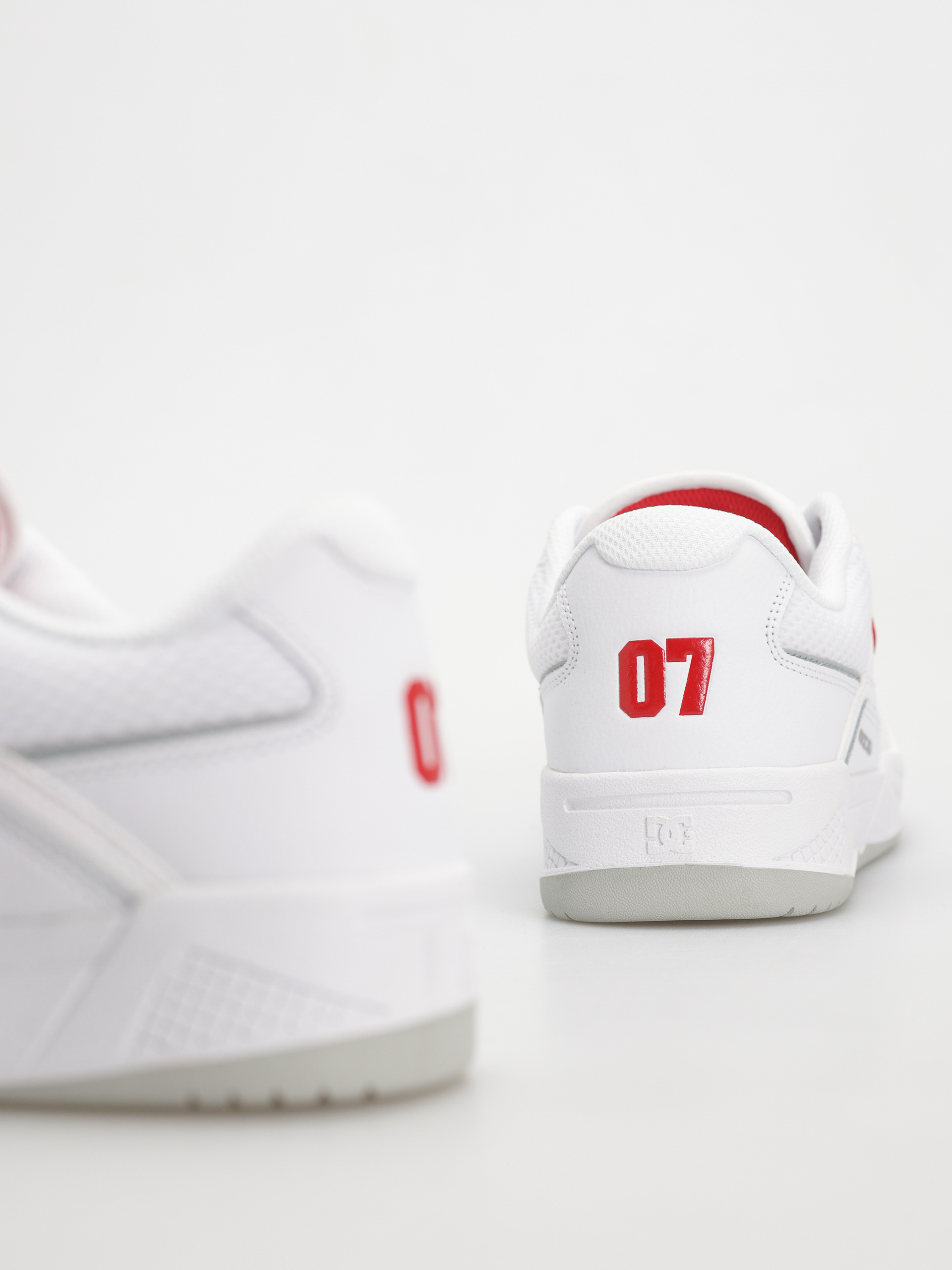 DC Construct Shoes (white/red/grey)
