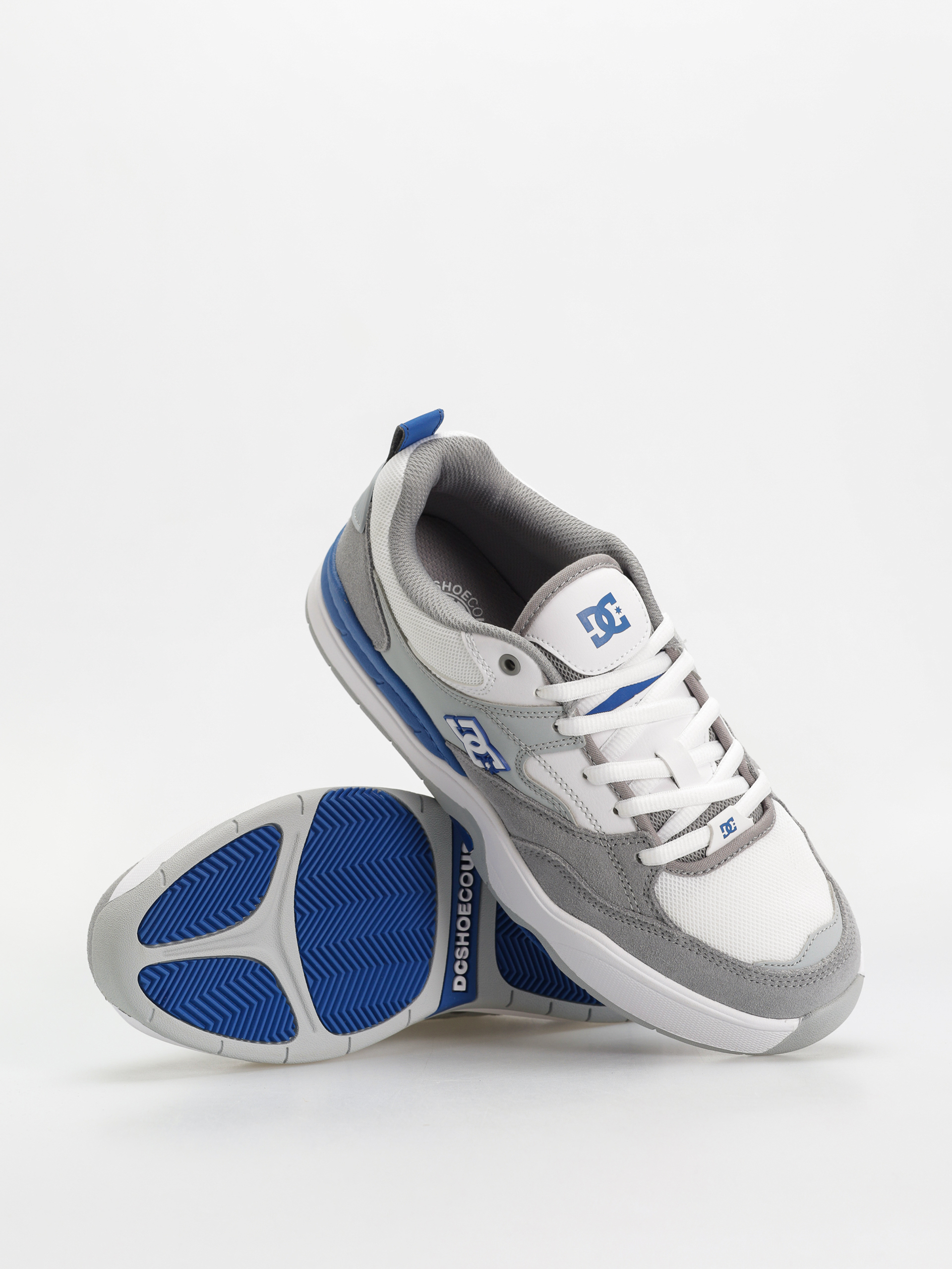 DC Ascend Shoes (white/grey/blue)