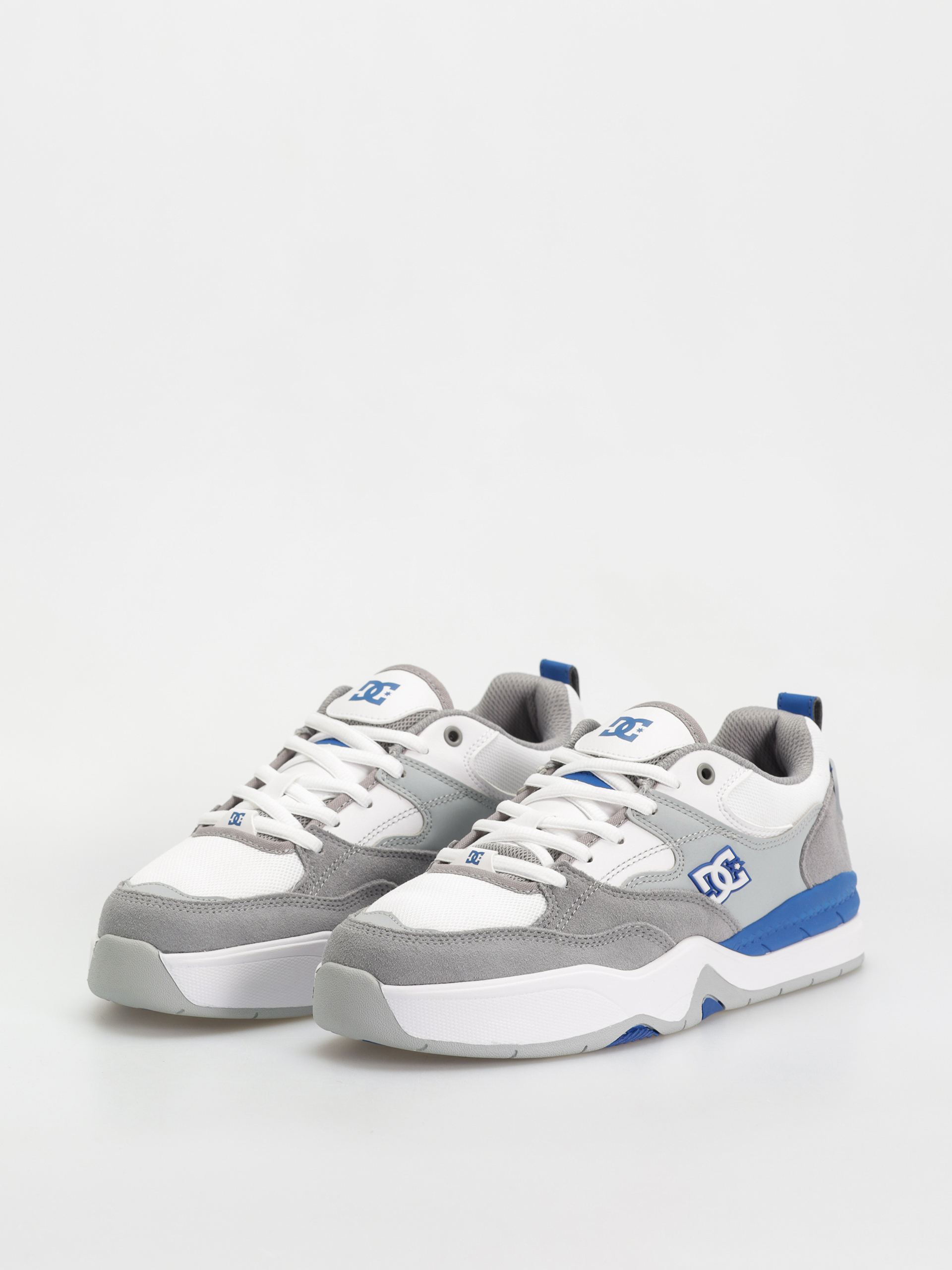 DC Ascend Shoes (white/grey/blue)