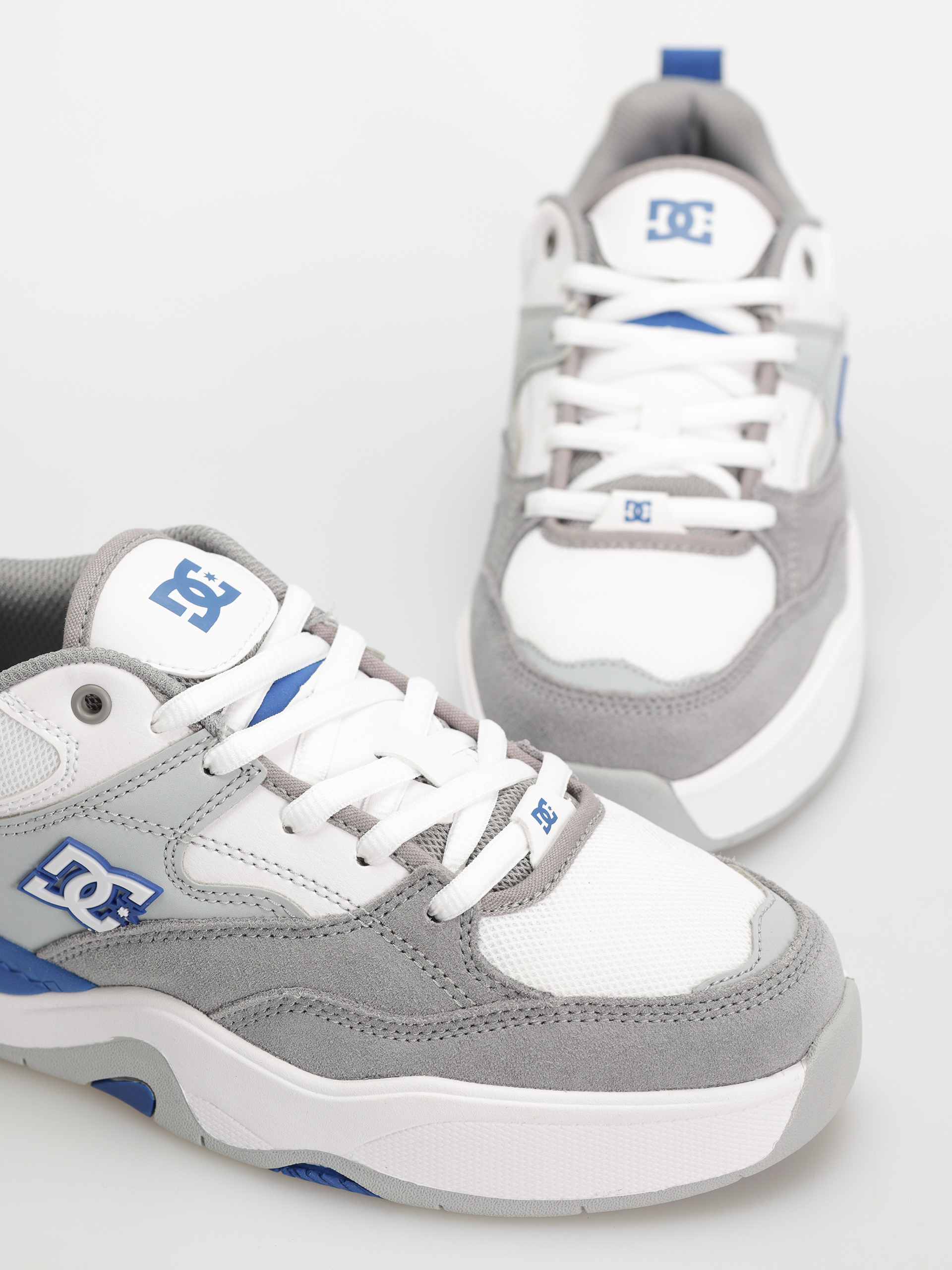DC Ascend Shoes (white/grey/blue)