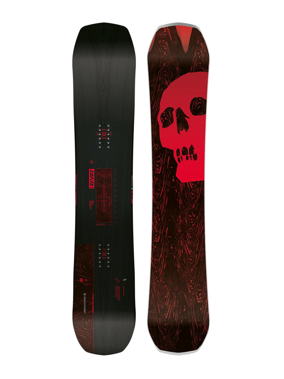 Herren Capita Snowboard The Black Snowboard Of Death (black/red)