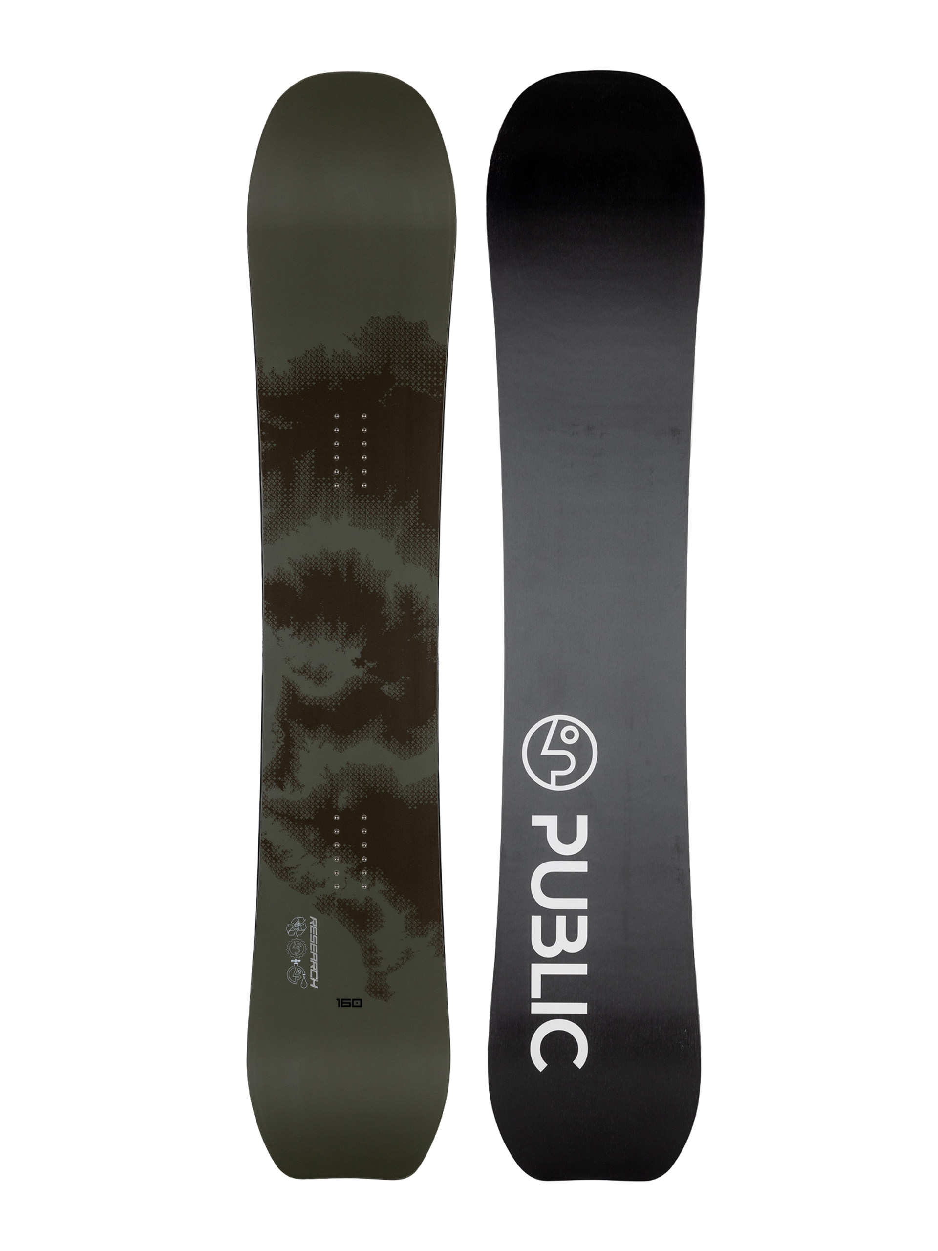 Public Snowboard Research (dark olive)