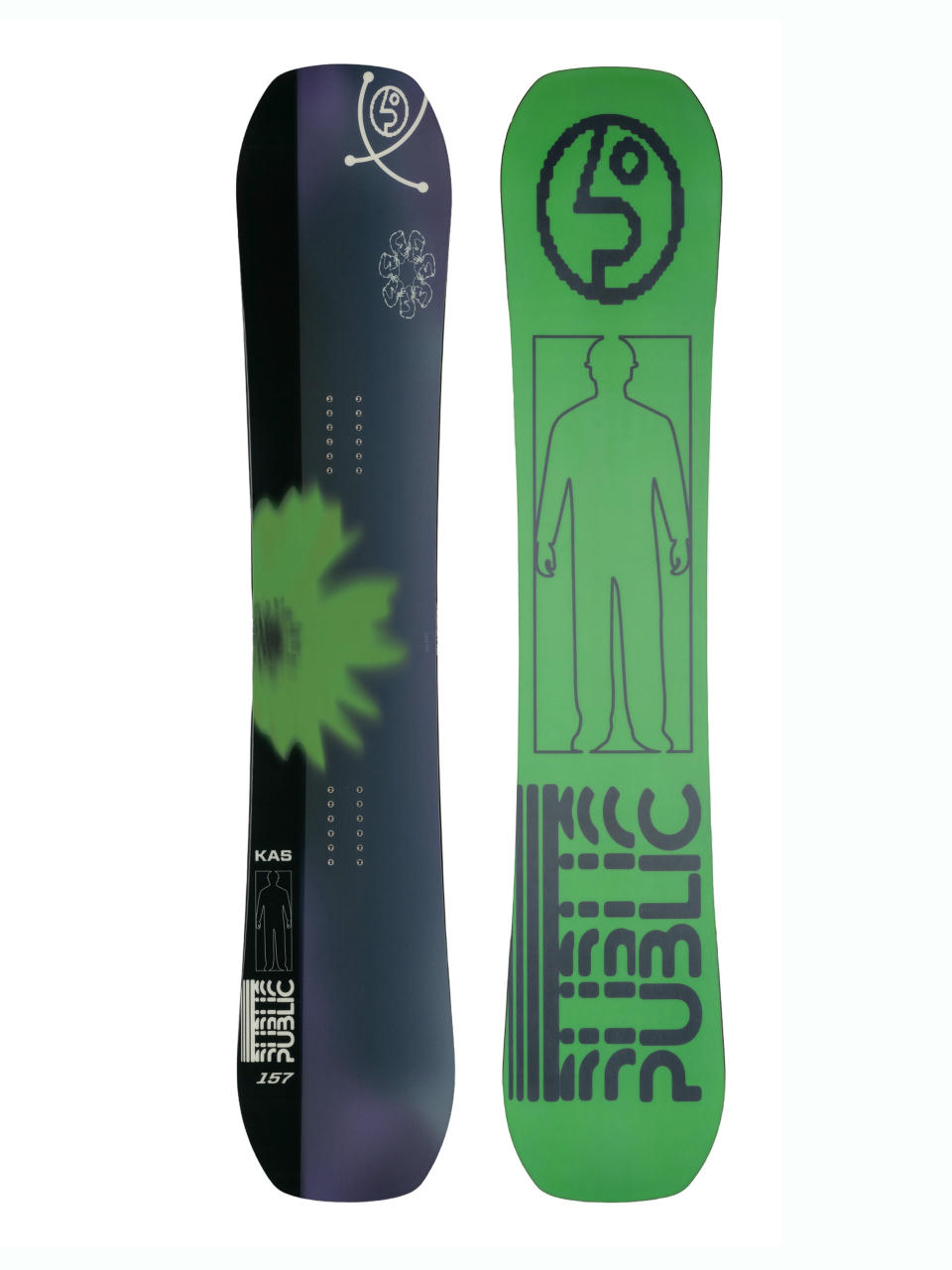 Herren Public Snowboard Statement (green/black)