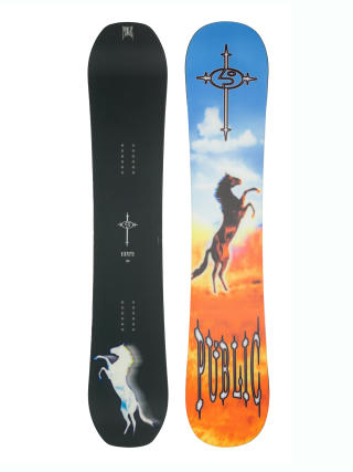 Public Snowboard Dispute (blue/orange/black)