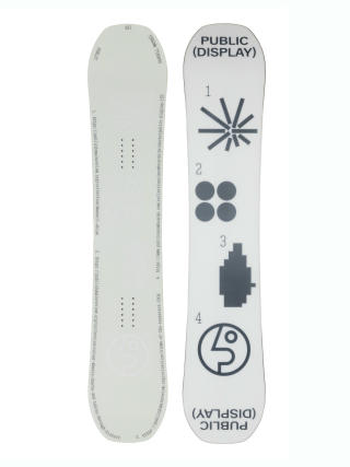 Public Snowboard Display (white/black)