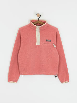 Columbia Helvetia II Cropped Half Snap Wmn Fleece  (pink agave)